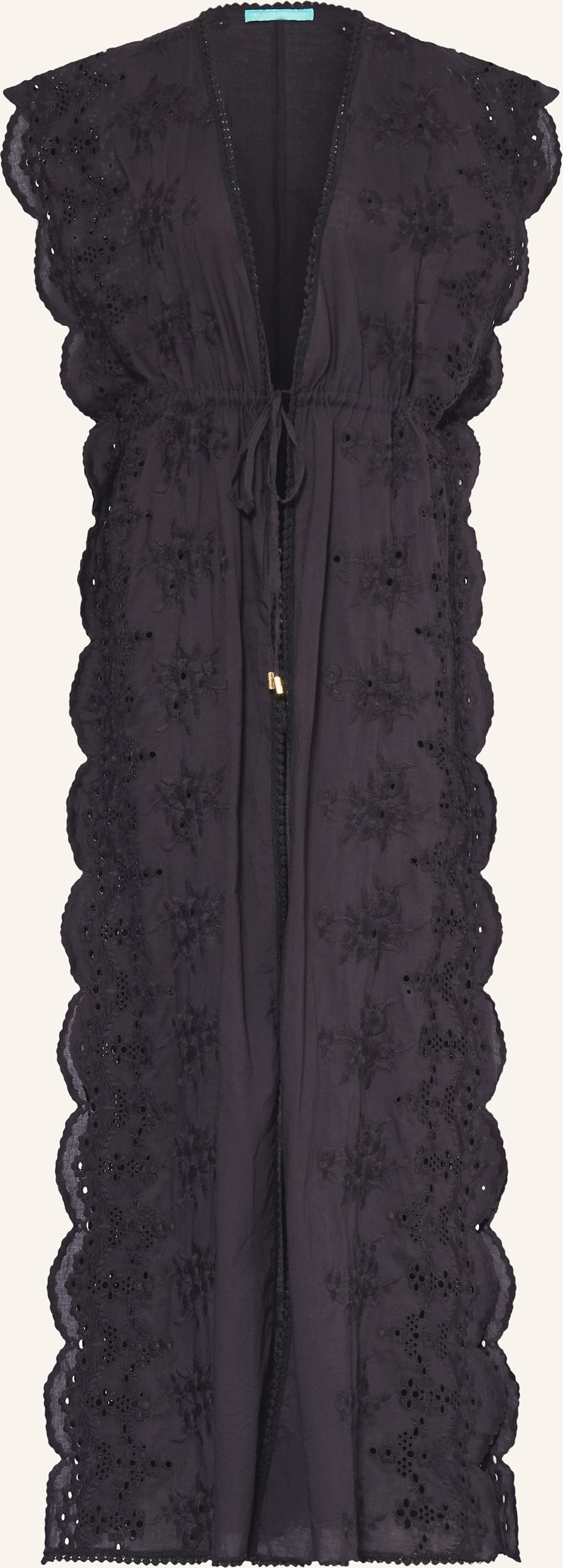 Melissa Odabash Kaftan Talitha Aus Lochspitze schwarz