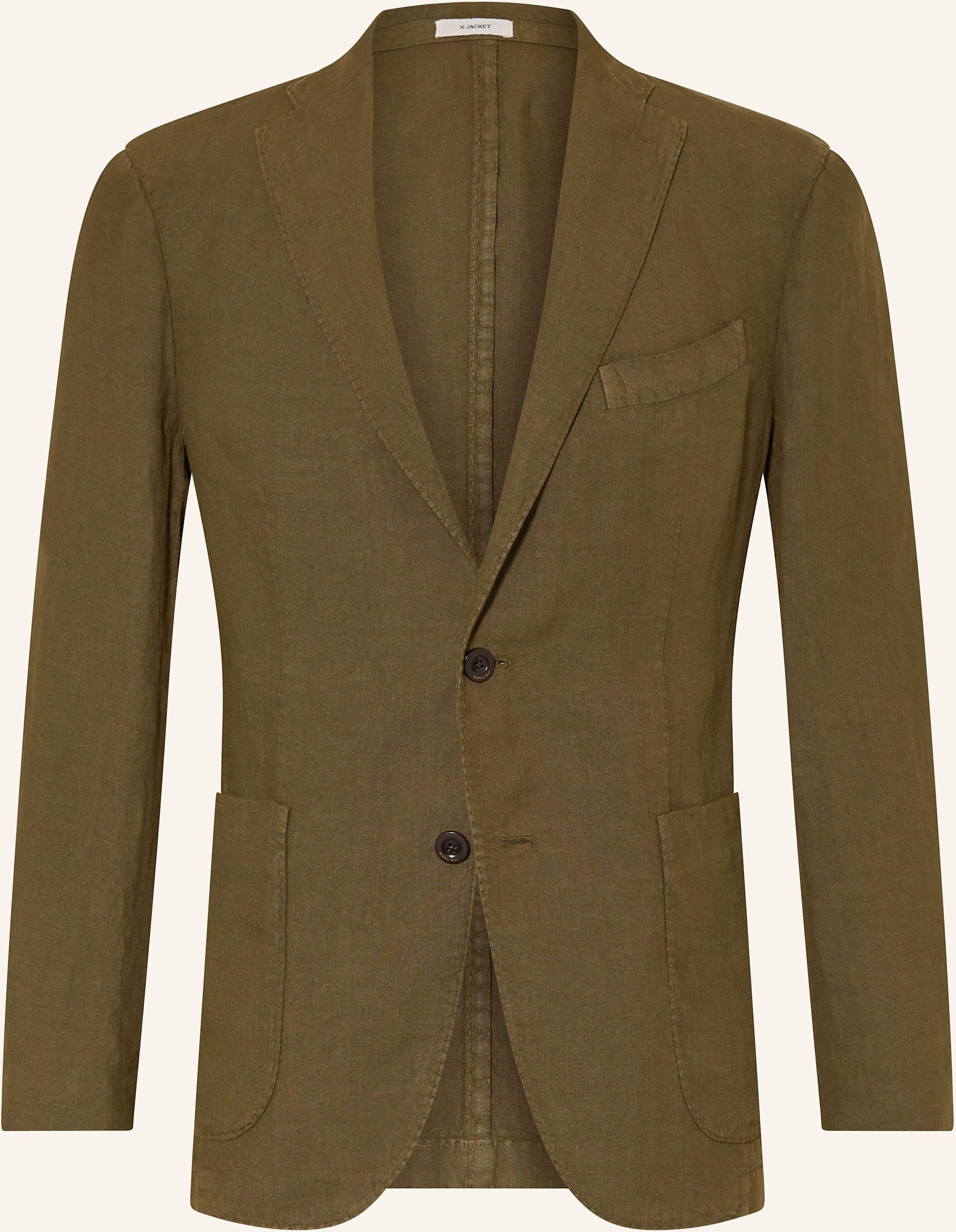 Boglioli Leinensakko Slim Fit gruen