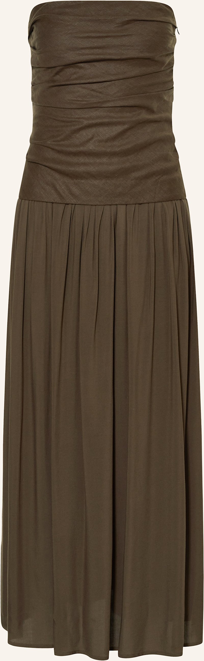 Faithfull The Brand Kleid Hedy Im Materialmix braun