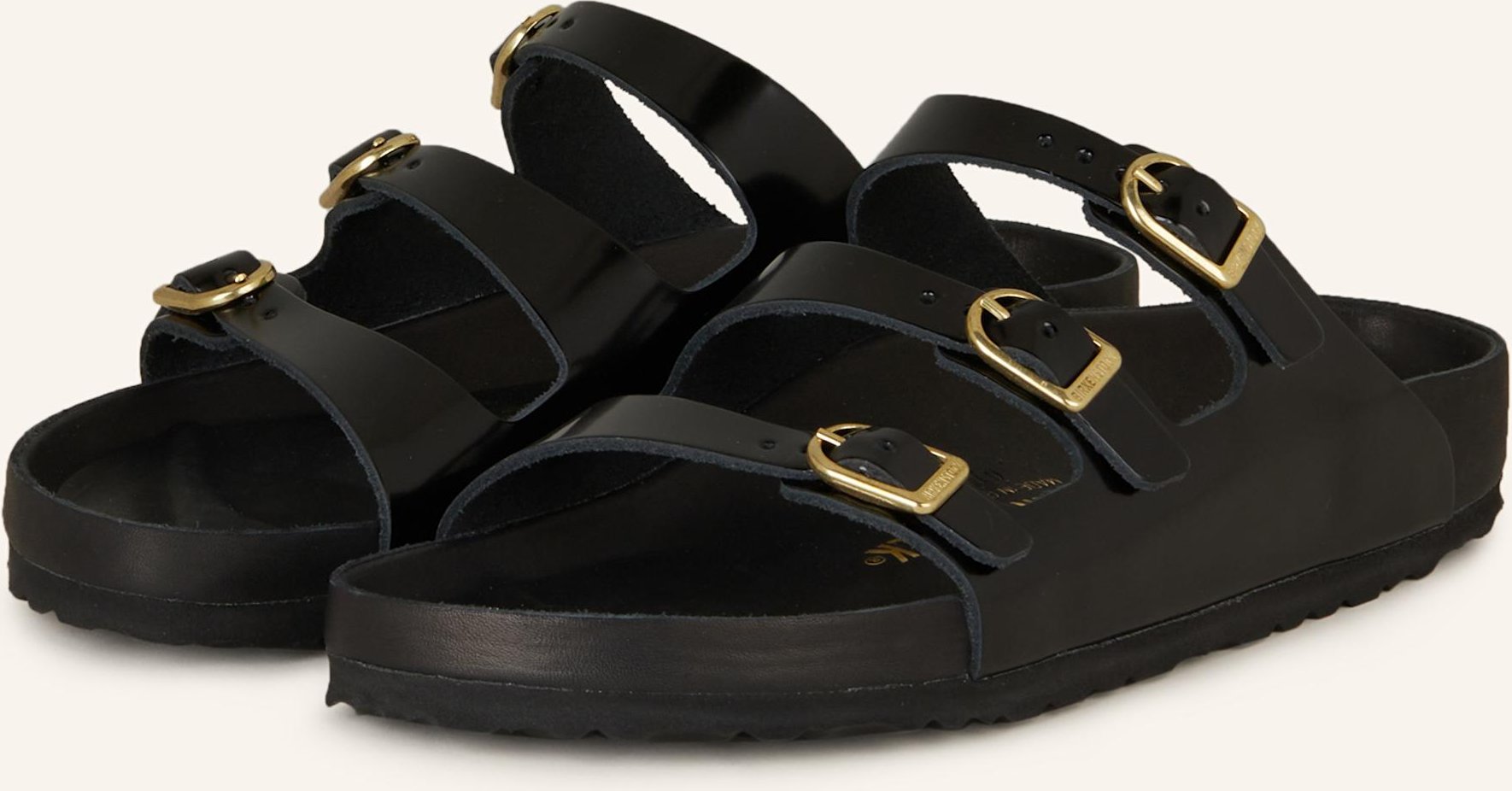 Birkenstock Pantoletten Florida Exq Lena Hs schwarz