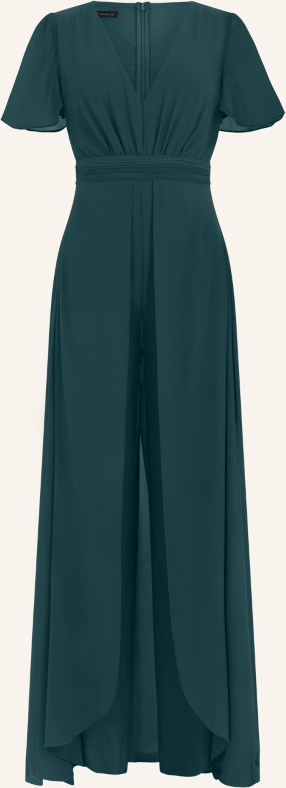 Apart Jumpsuit Mit Volants gruen