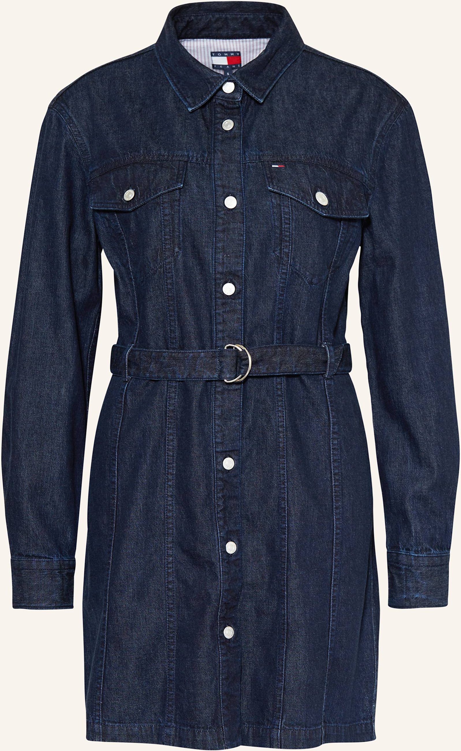 Tommy Jeans Hemdblusenkleid Aus Jeans blau