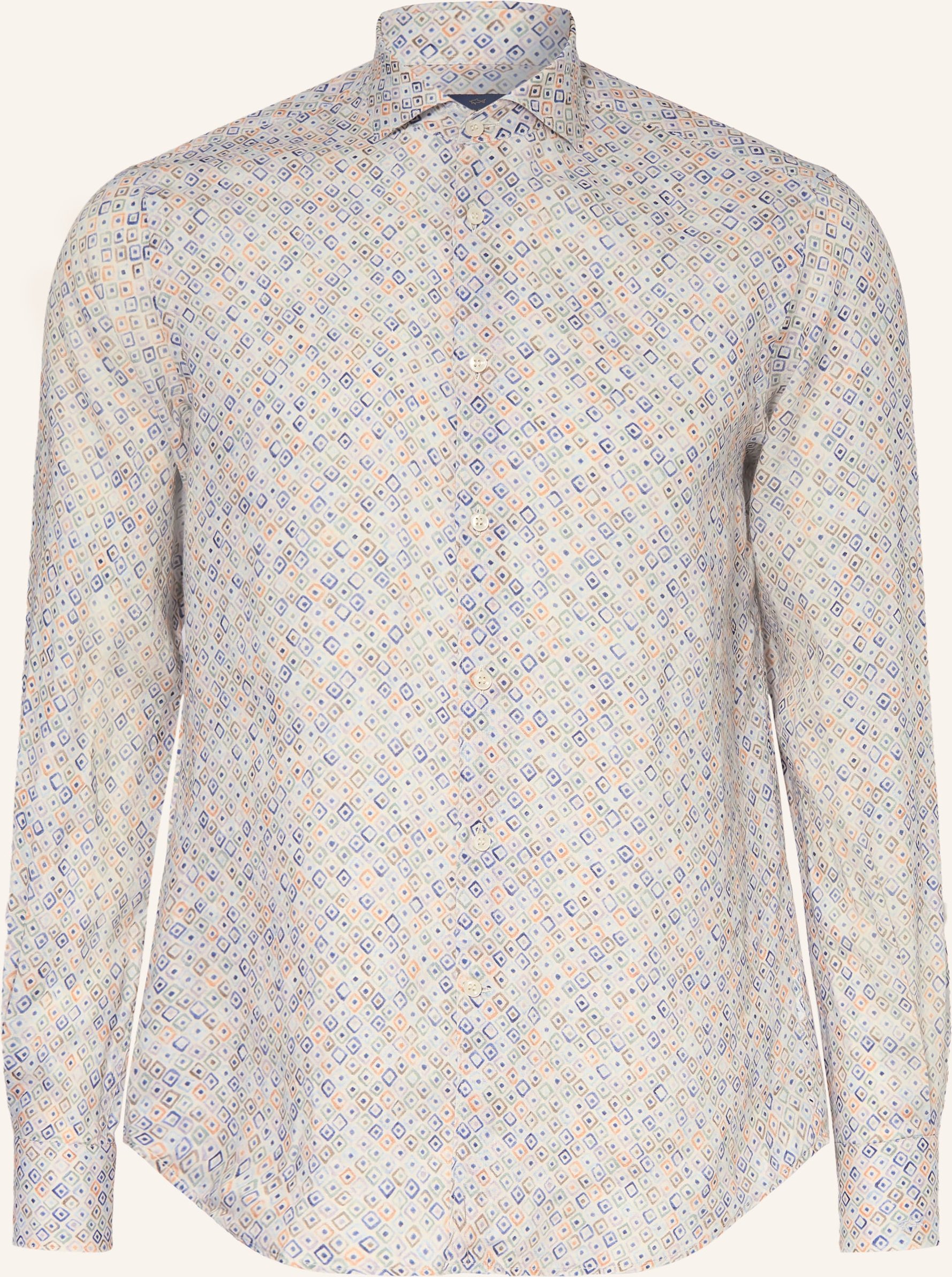 Paul & Shark Leinenhemd Regular Fit beige