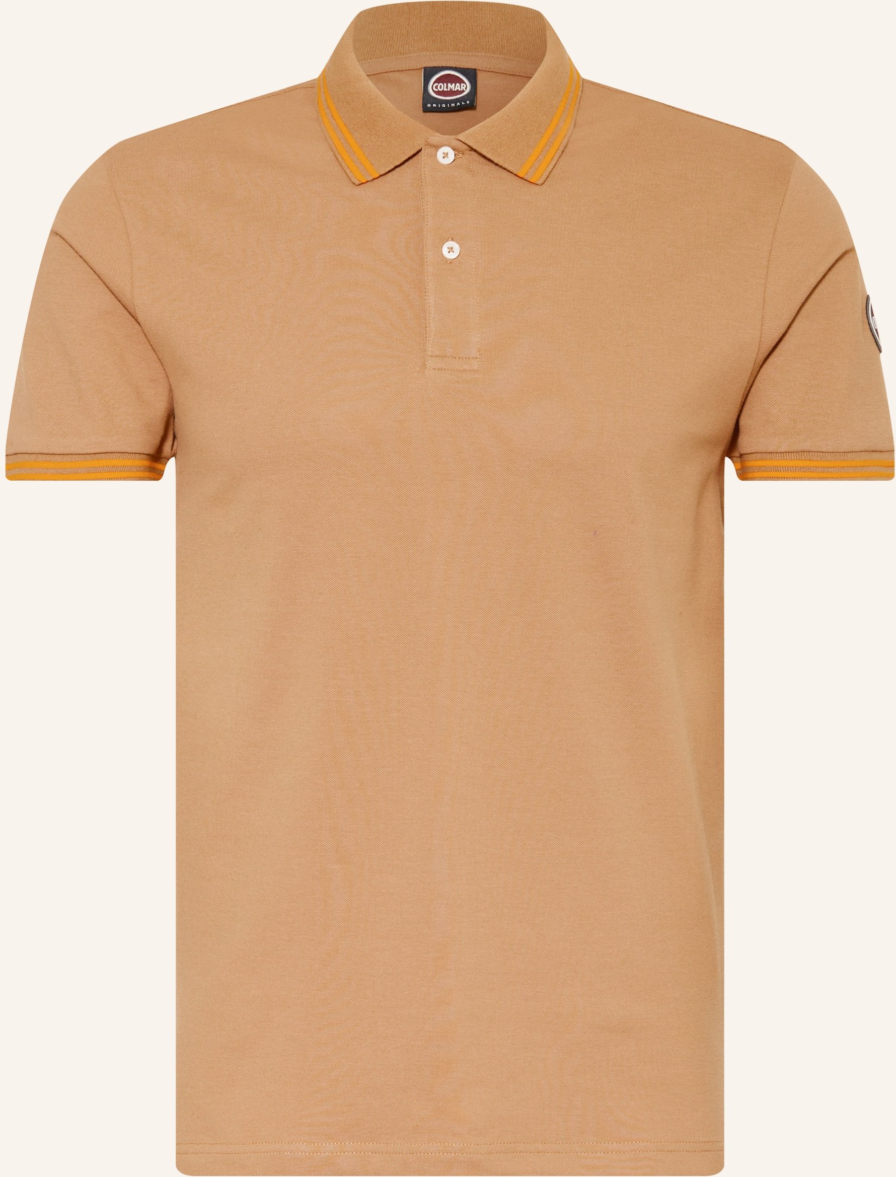 Colmar Piqué-Poloshirt braun