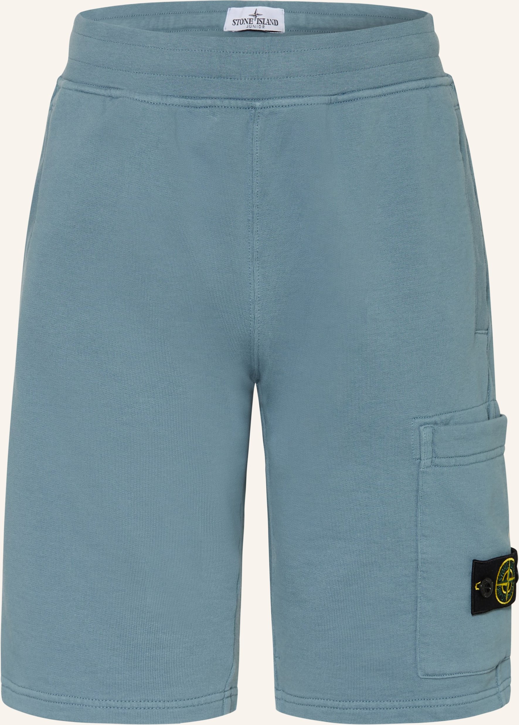 Stone Island Junior Sweatshorts blau