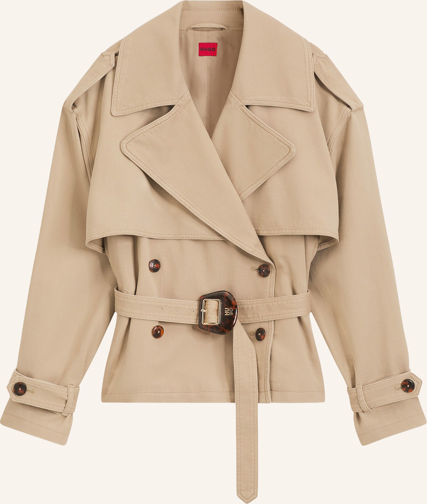 Hugo Trench-Jacke Aclunda beige