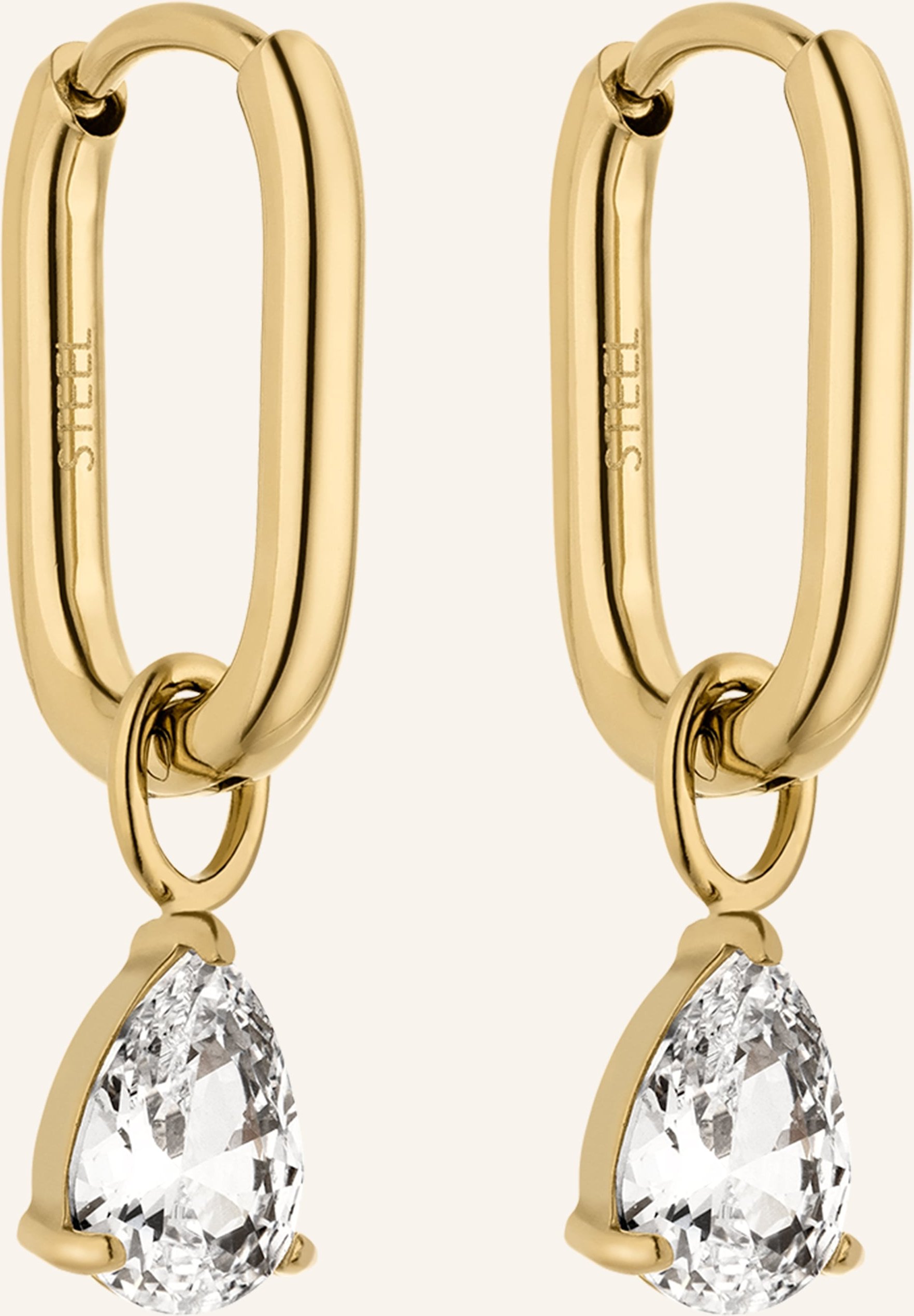 S.Oliver Creolen Aus Edelstahl gold