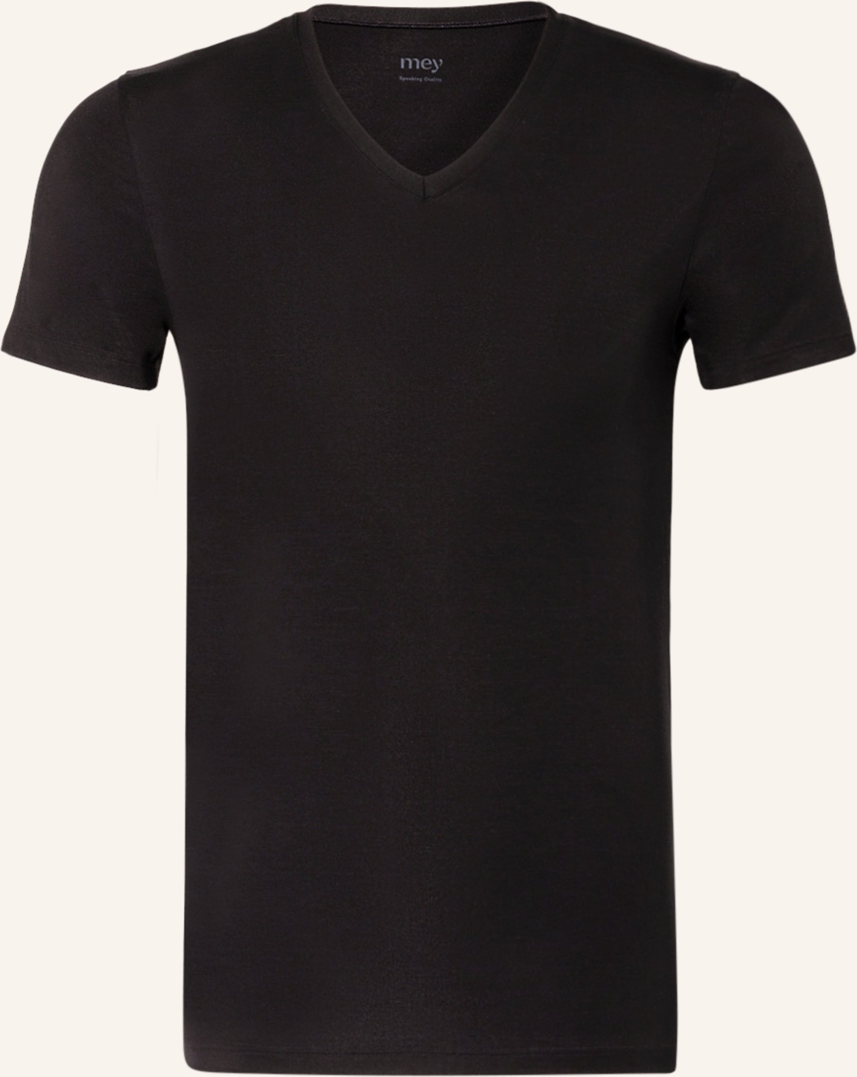 Mey V-Shirt Serie Superior schwarz