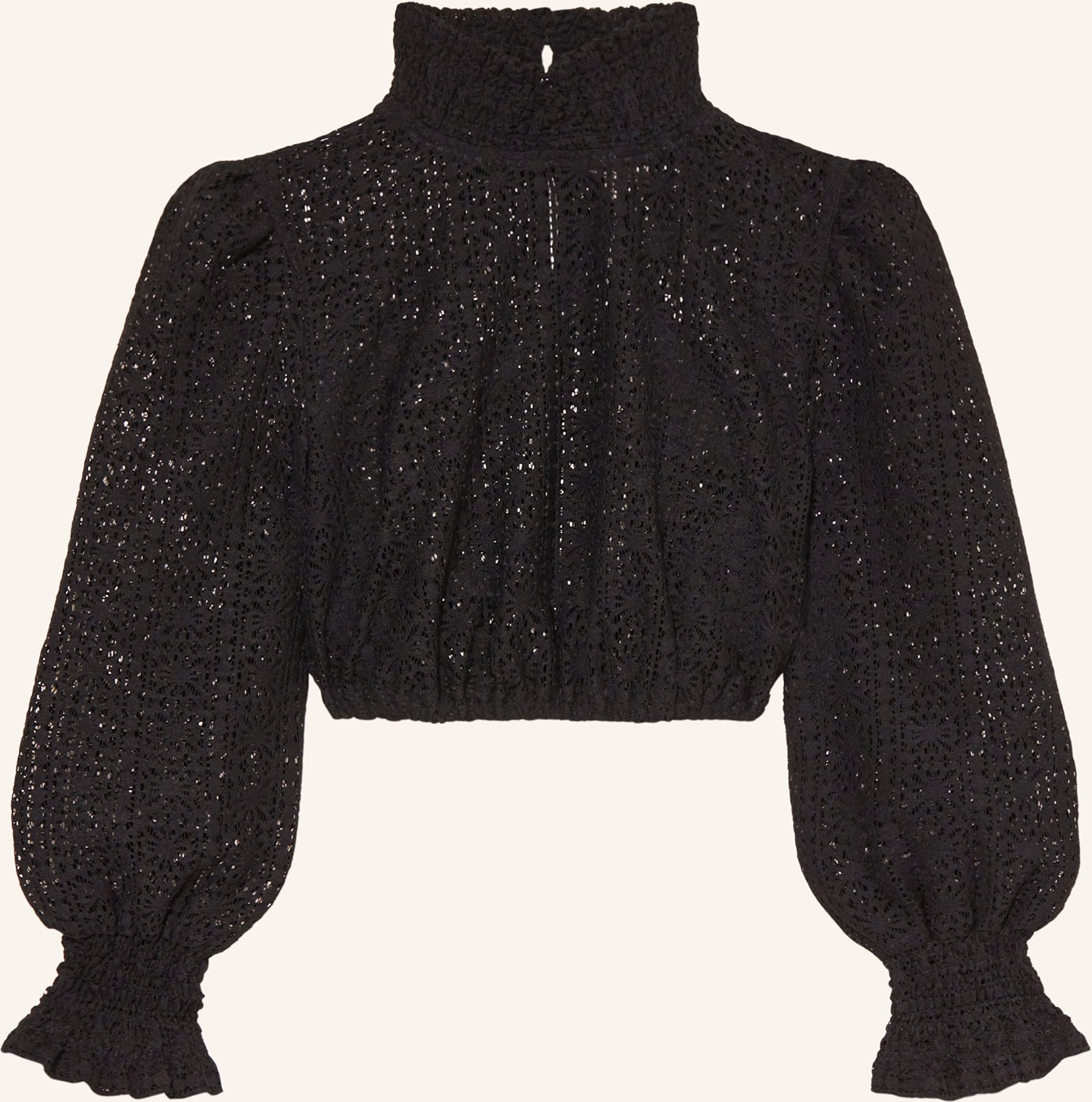 Berwin & Wolff Dirndlbluse Aus Spitze schwarz