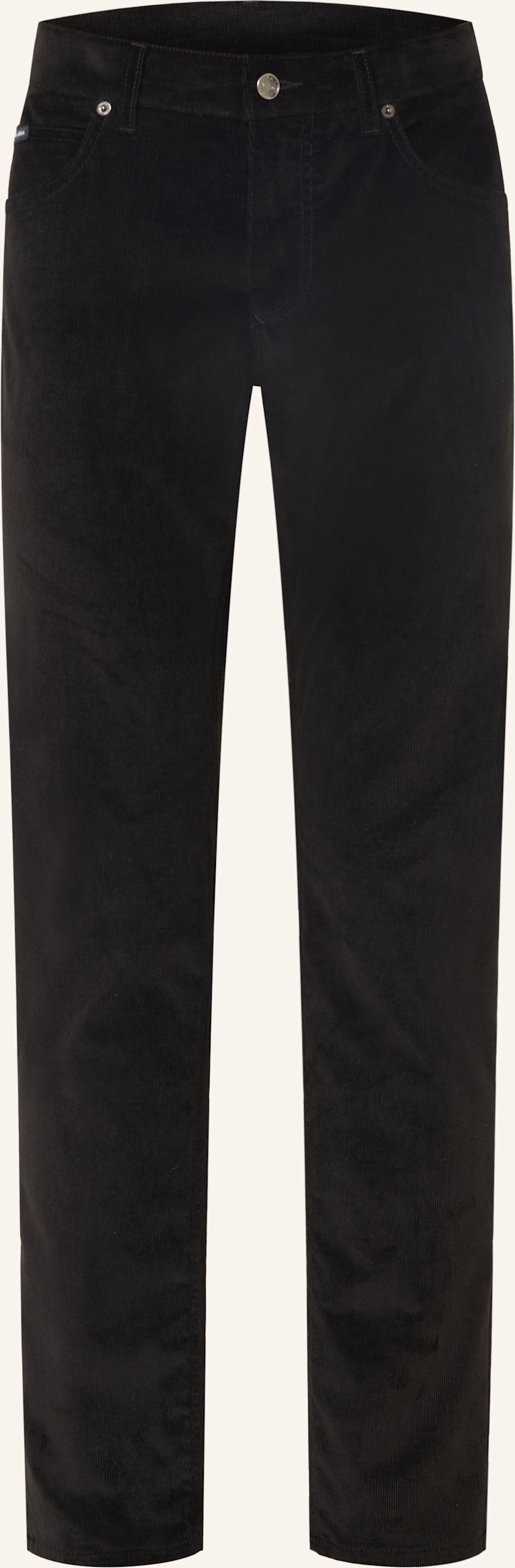 Dolce & Gabbana Cordhose Slim Fit schwarz