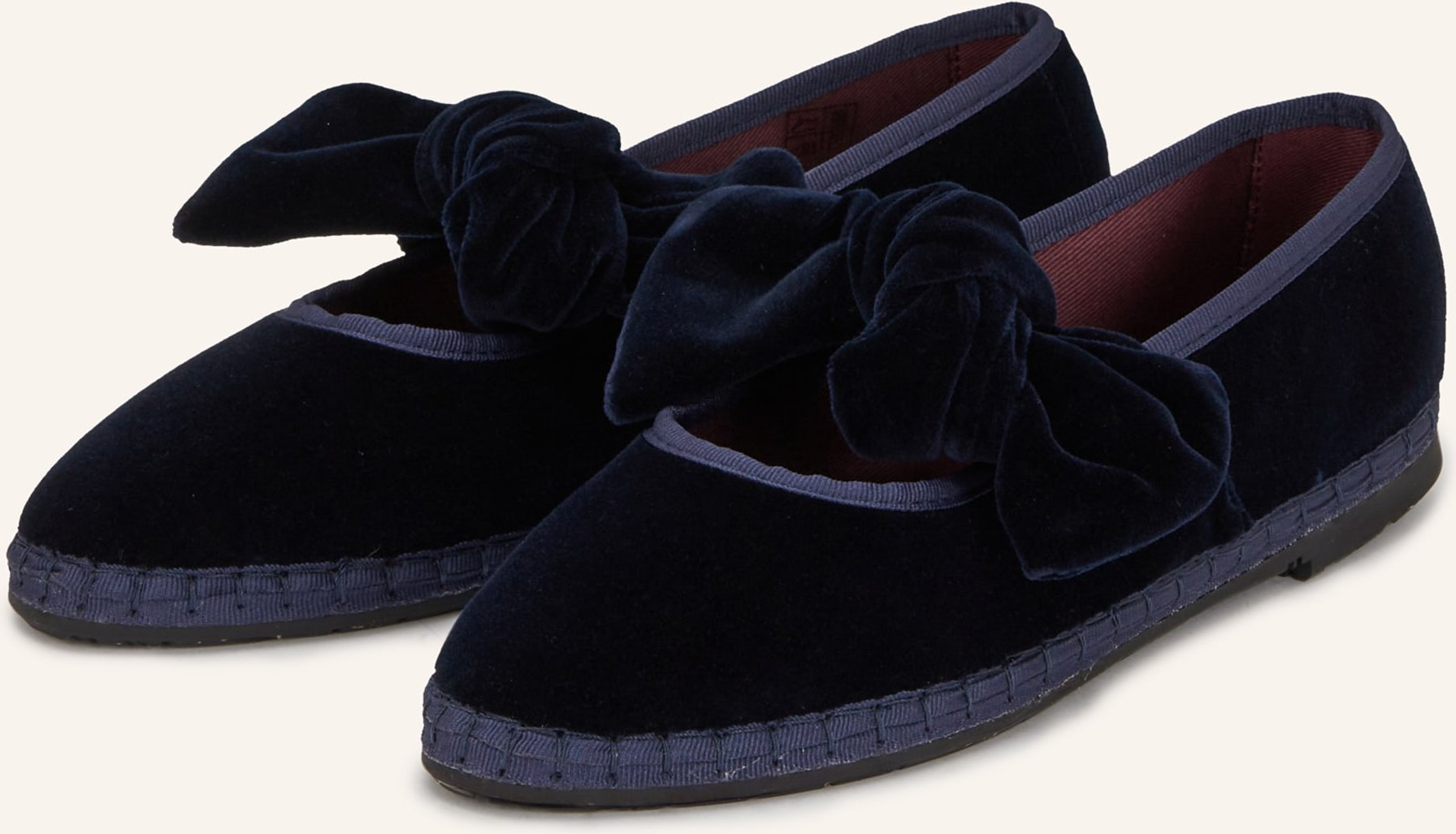 Flabelus Mary-Jane-Ballerinas Lyra blau