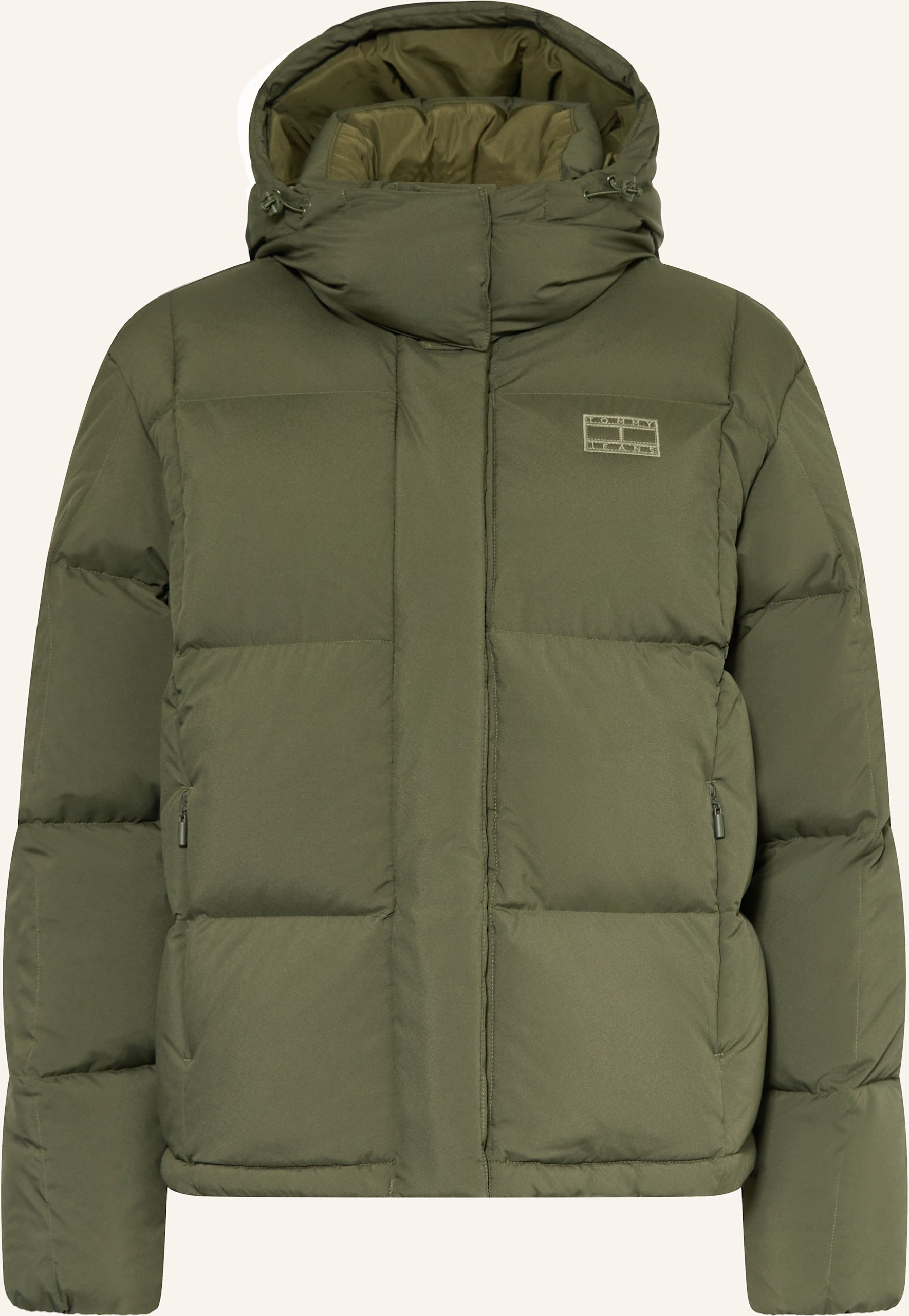 Tommy Jeans Daunenjacke Alaska Mit Abnehmbarer Kapuze gruen