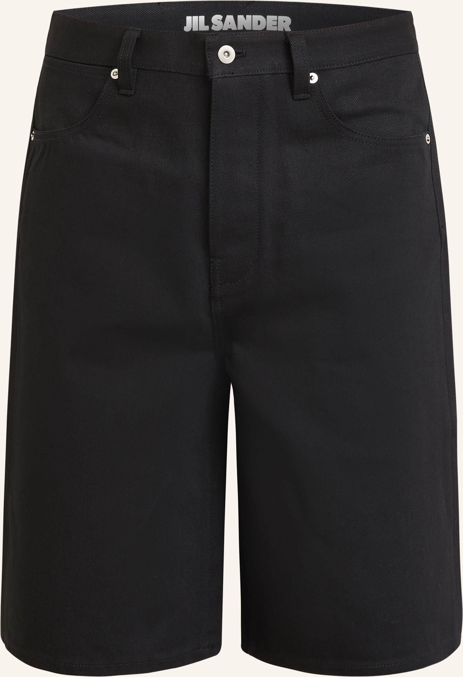 Jil Sander Jeansshorts schwarz