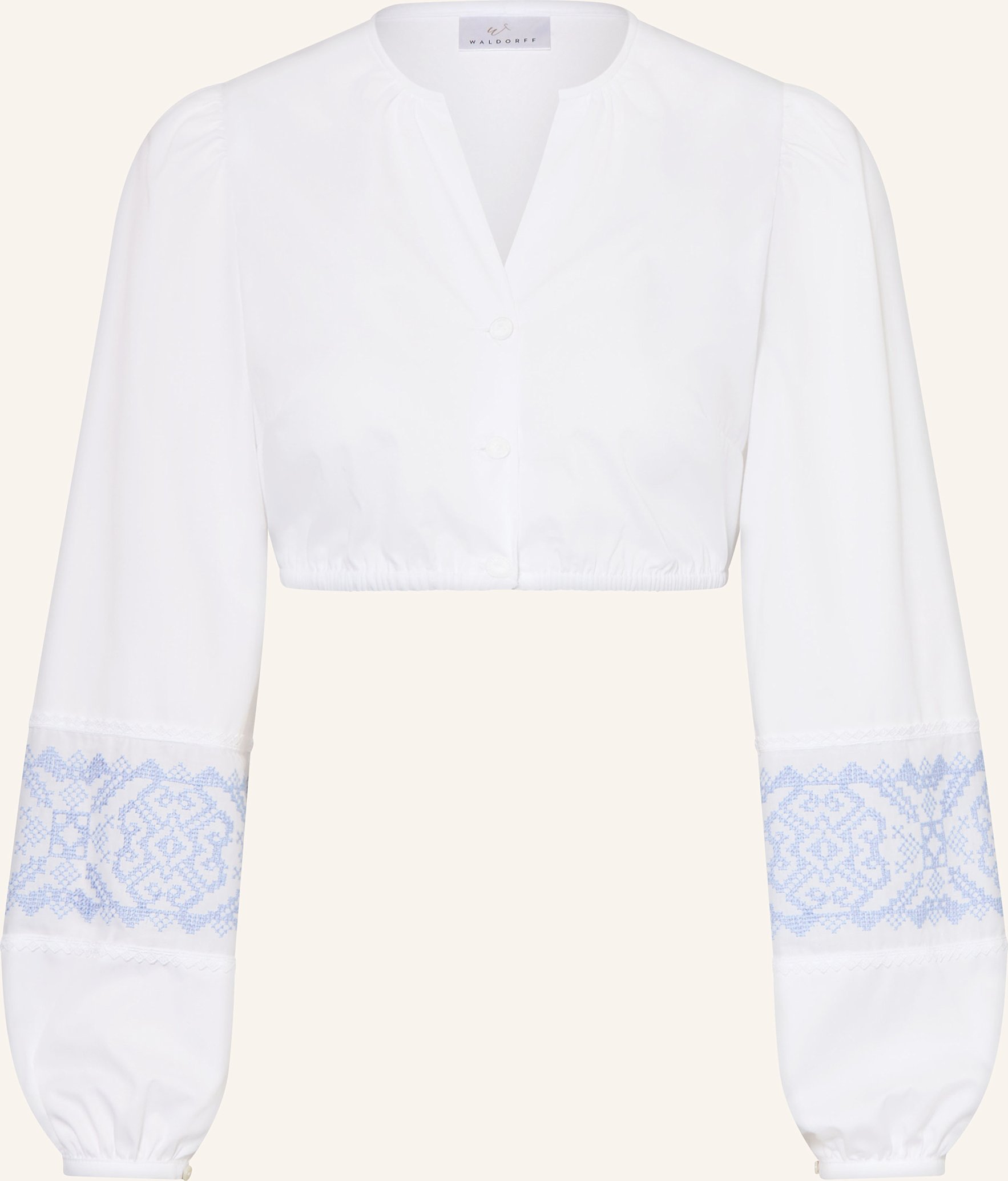 Waldorff Dirndlbluse weiss