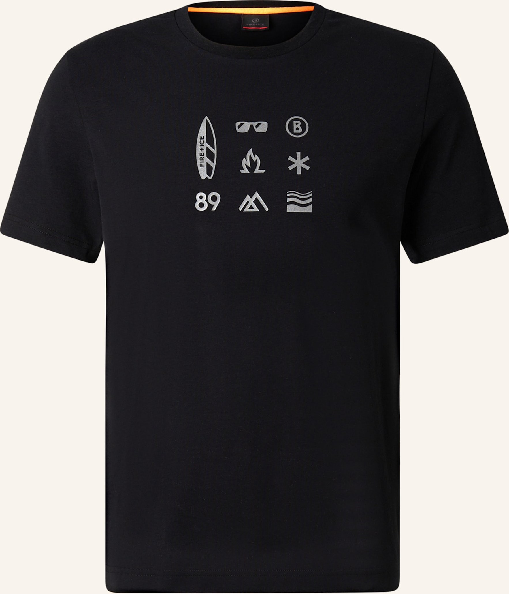 Fire+Ice T-Shirt schwarz