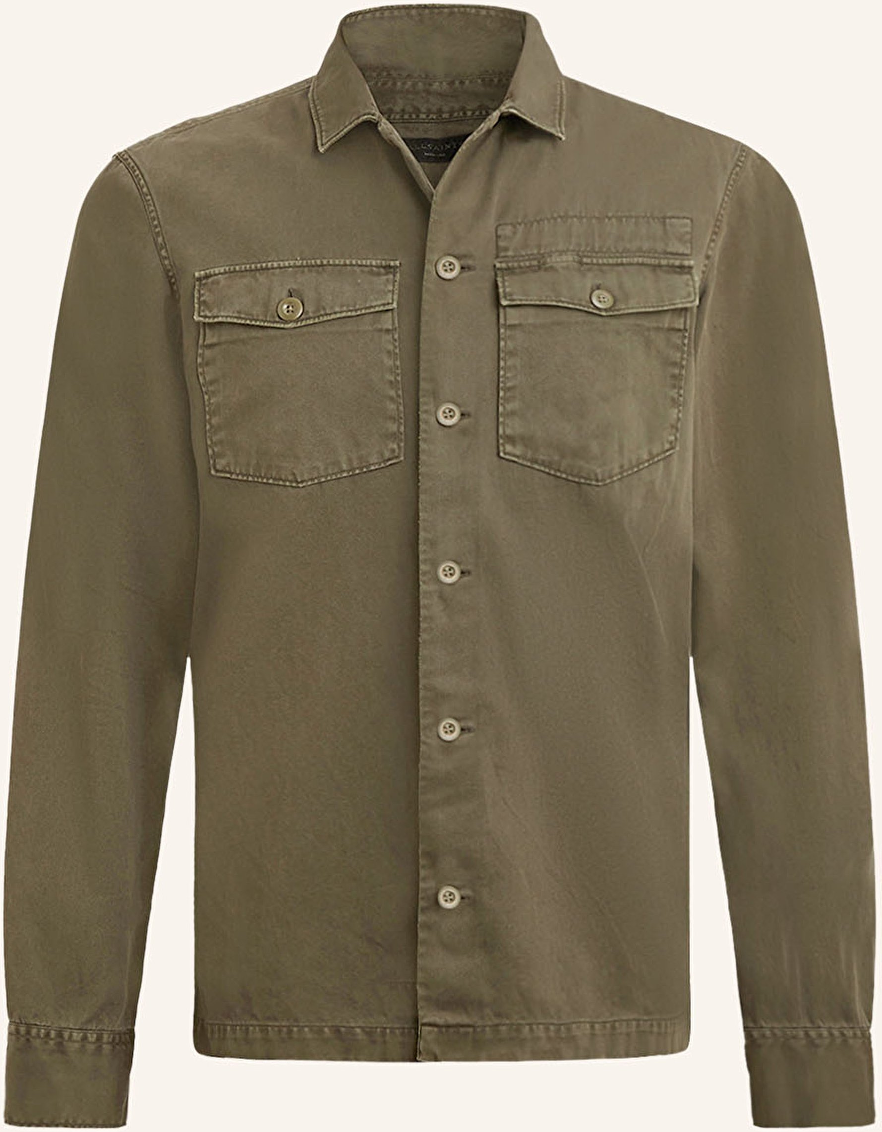 Thumbnail - Allsaints Overjacket Spotter gruen