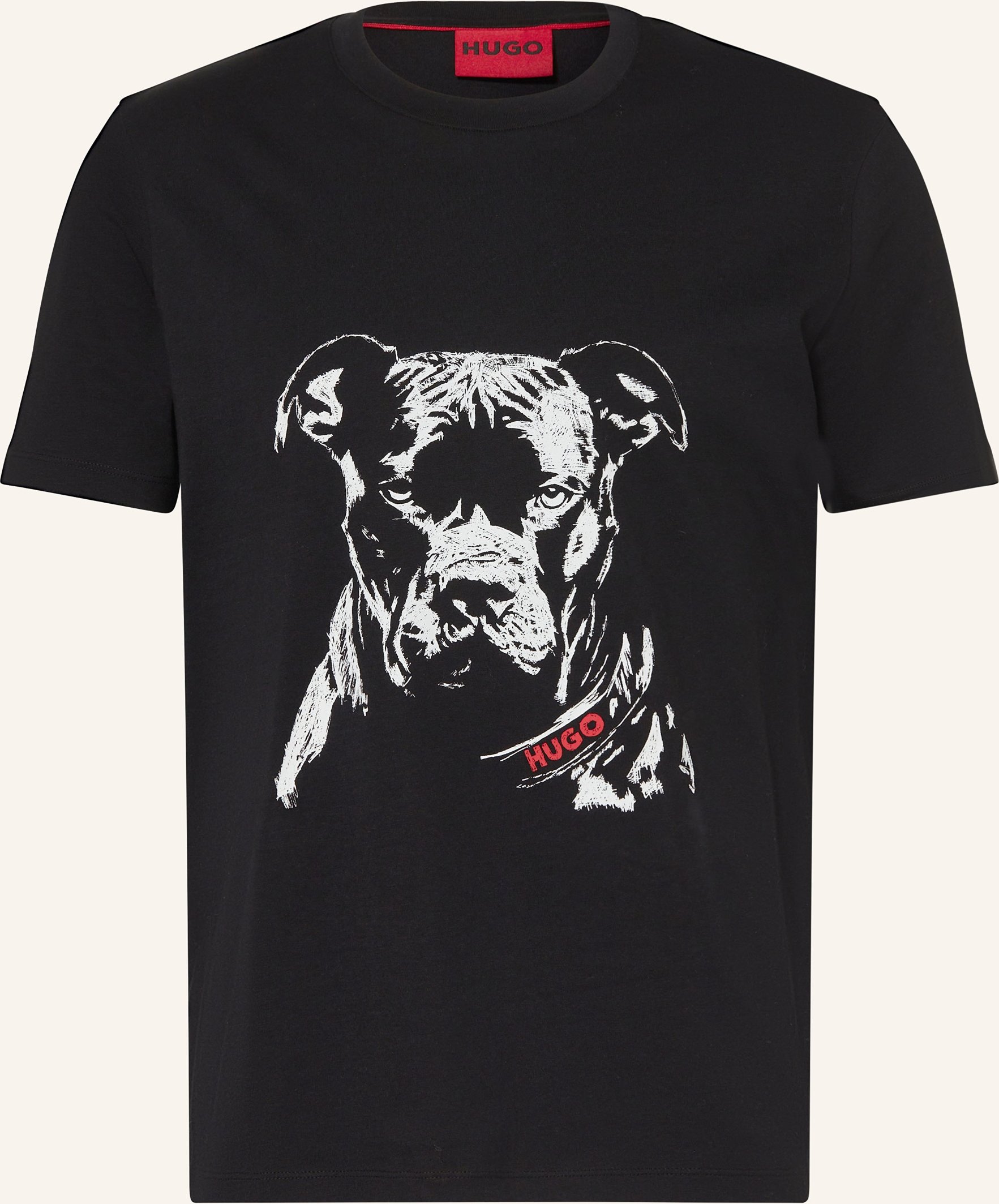 Hugo T-Shirt Dubrox schwarz