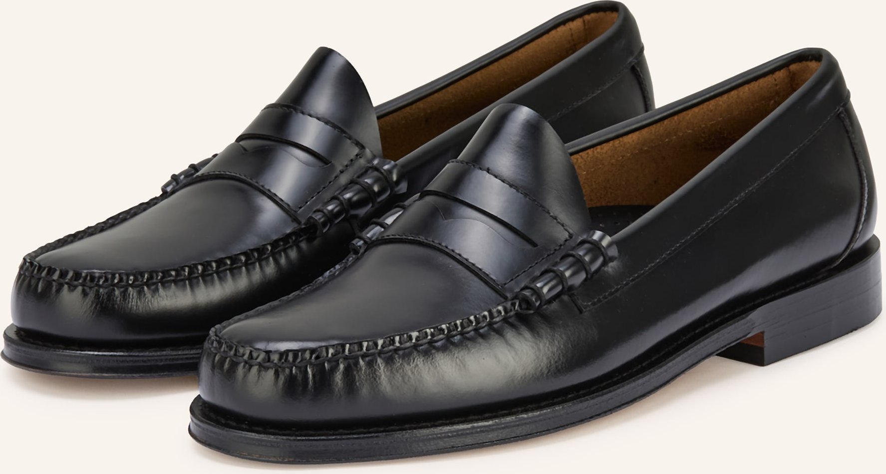 G.H.Bass Penny-Loafer Weejun Heritage schwarz