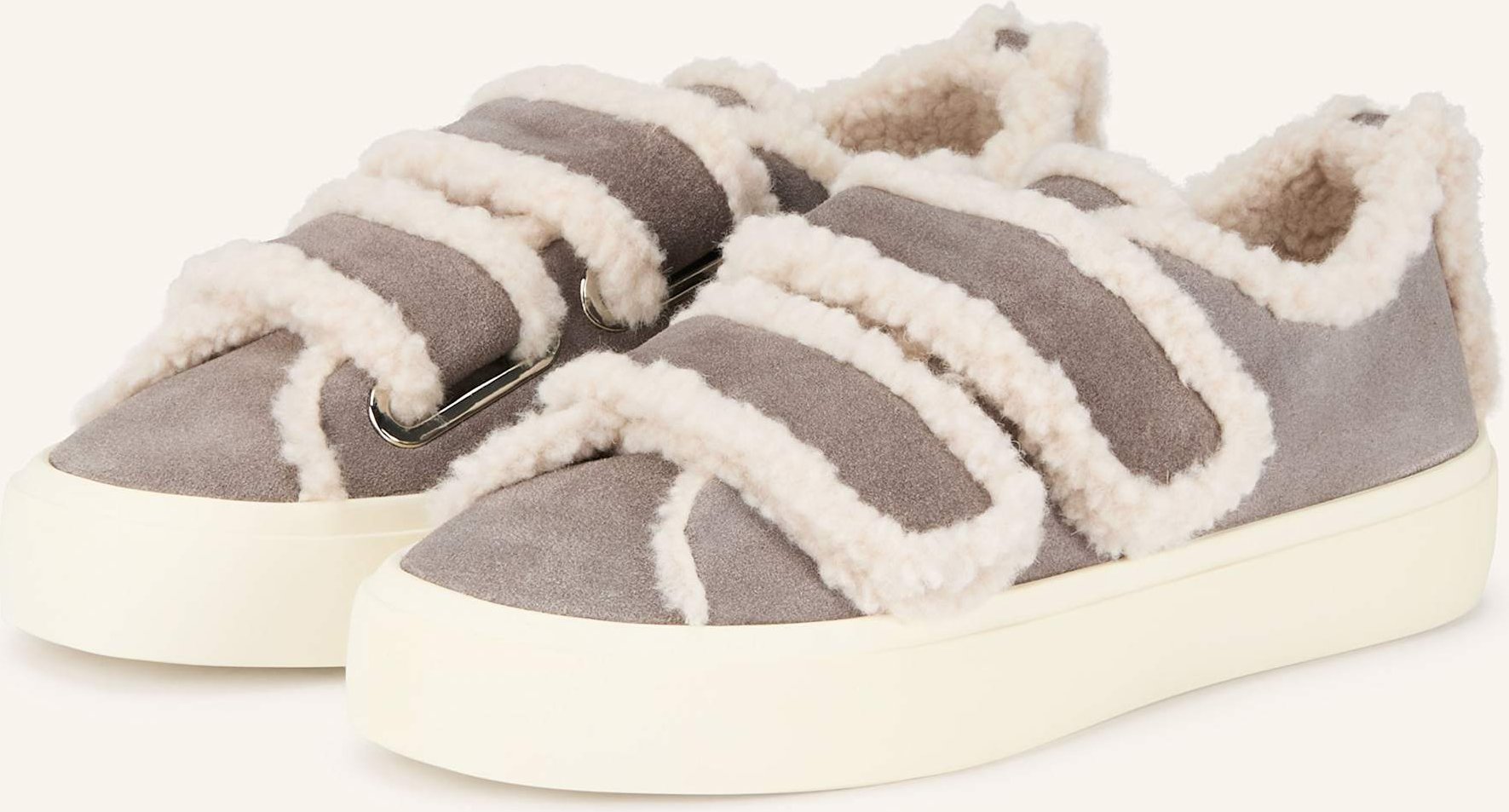 Inuikii Sneaker Velcro Low grau