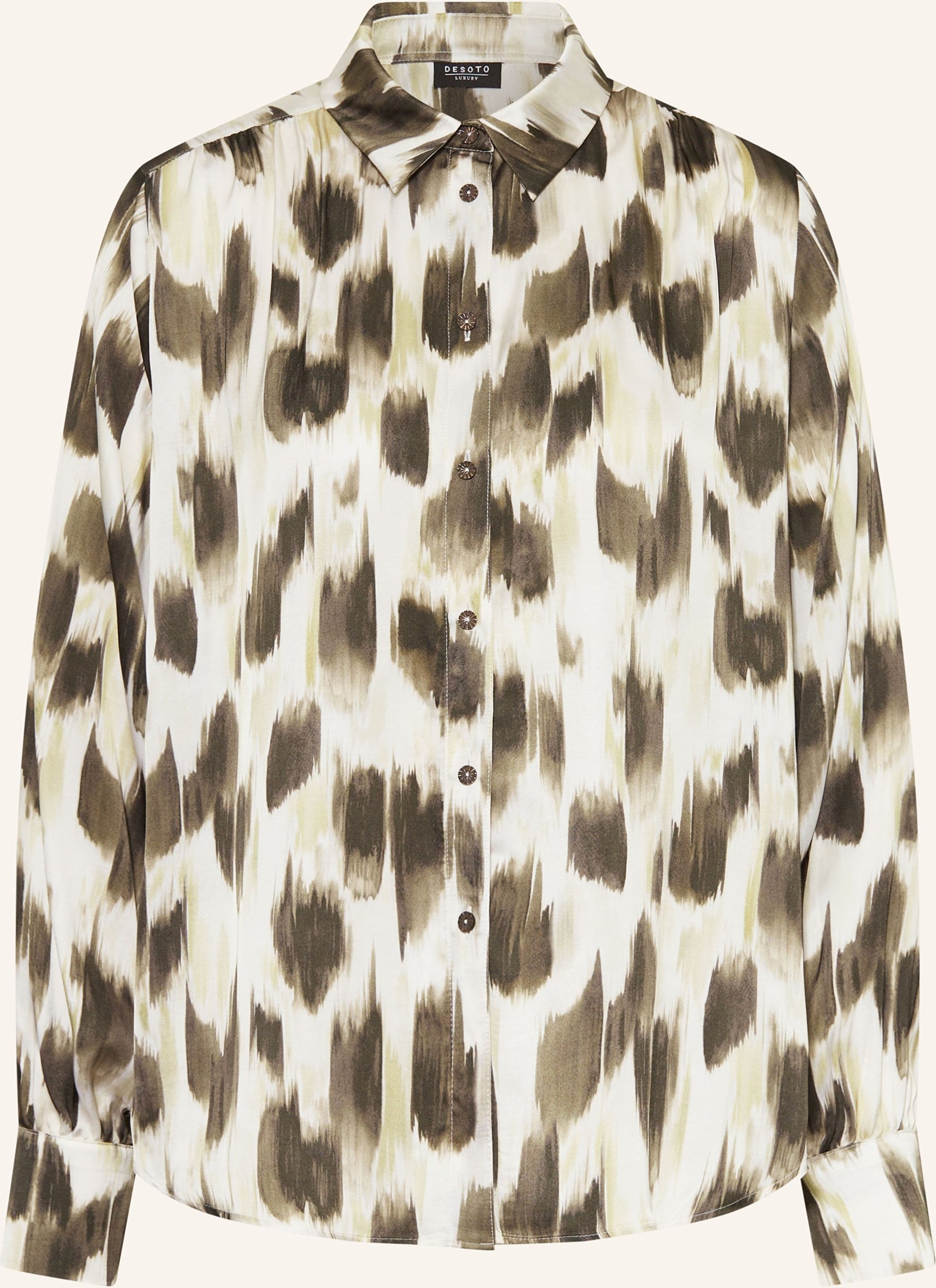 Desoto Hemdbluse Lena Aus Satin weiss