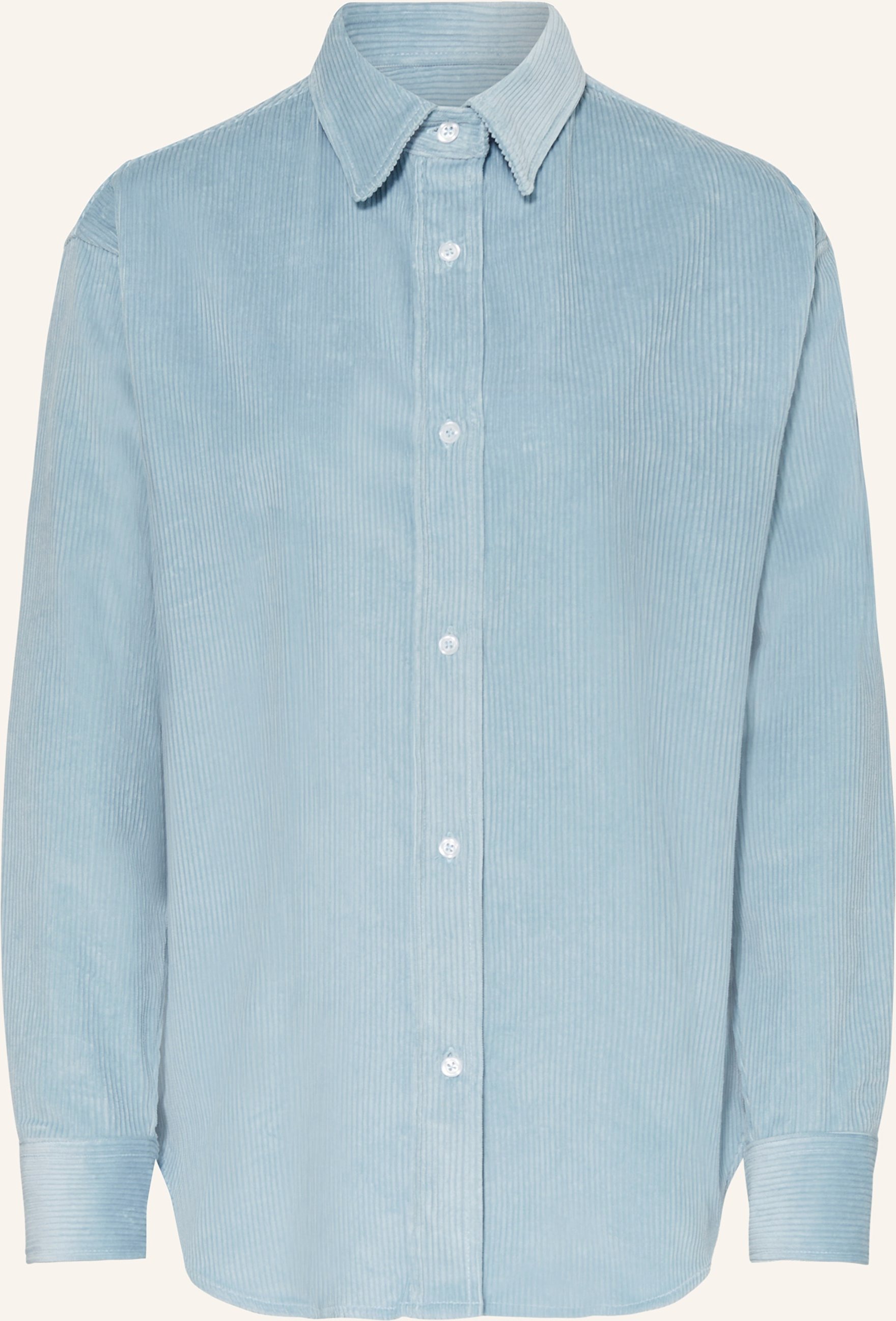 Thumbnail - Rossana Diva Hemdbluse Aus Cord blau