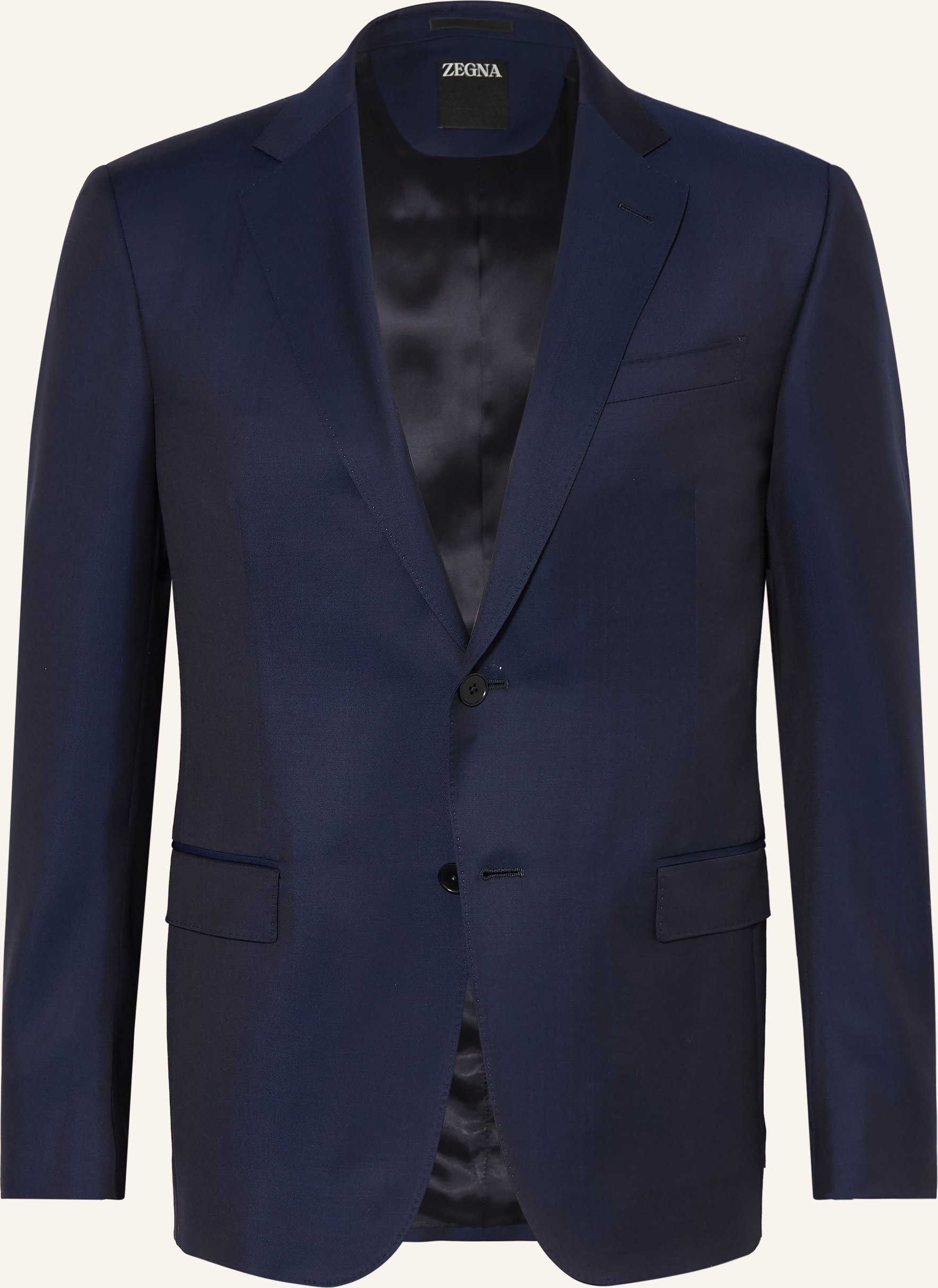 Zegna Anzug Drop 7 Tailored Fit blau
