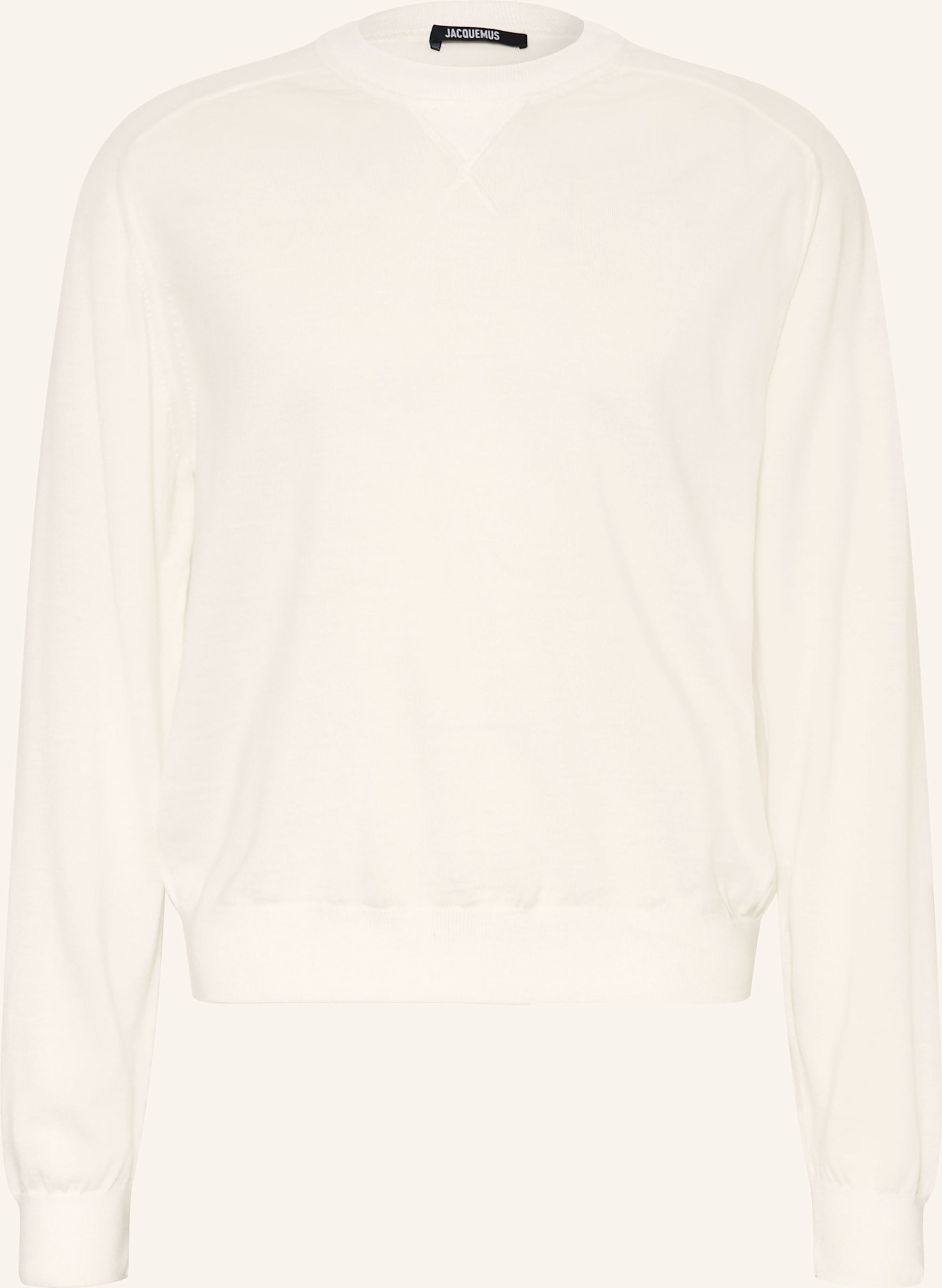 Jacquemus Pullover Le Sweater Brode weiss