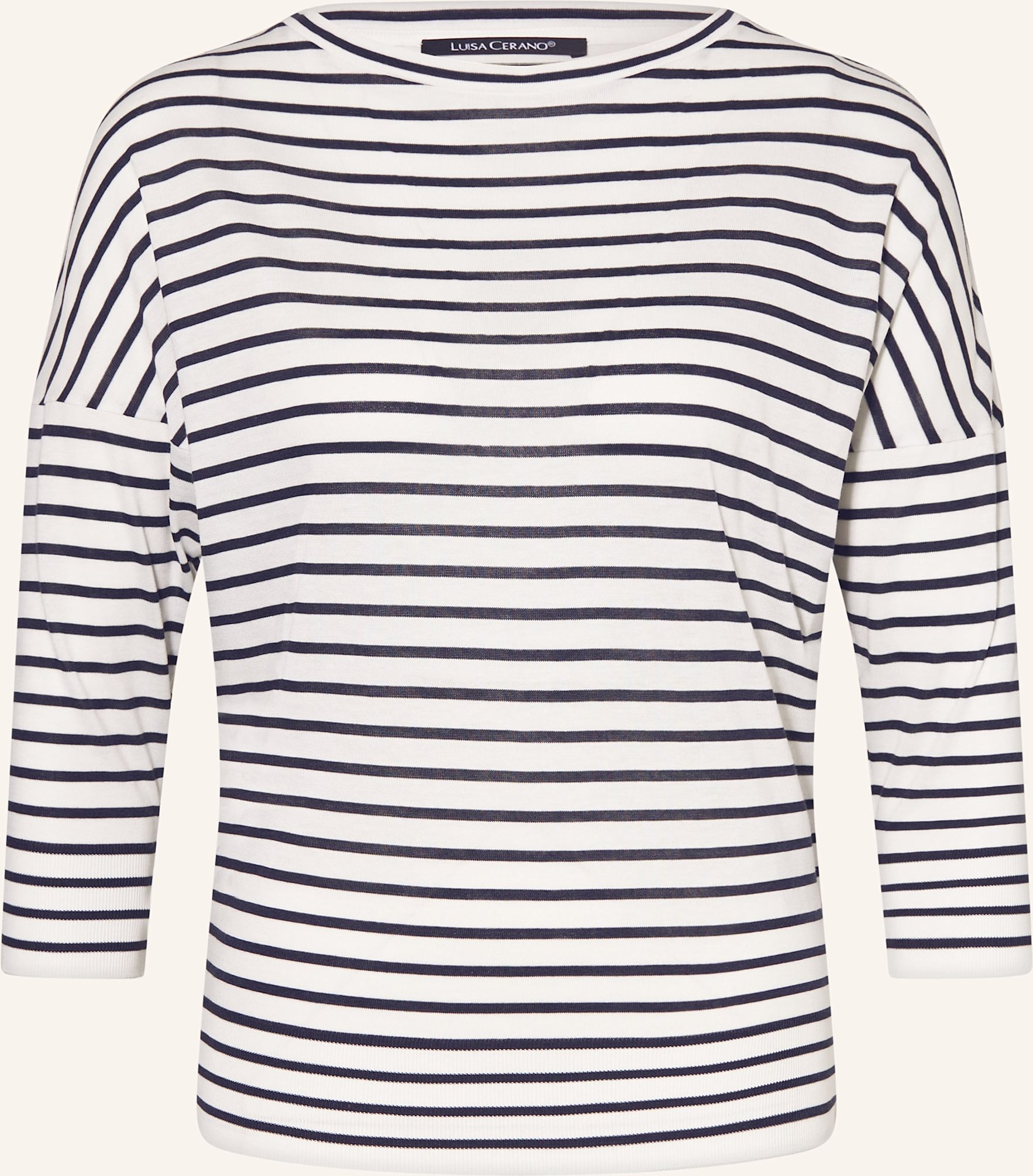 Luisa Cerano Shirt Mit 3/4-Arm weiss