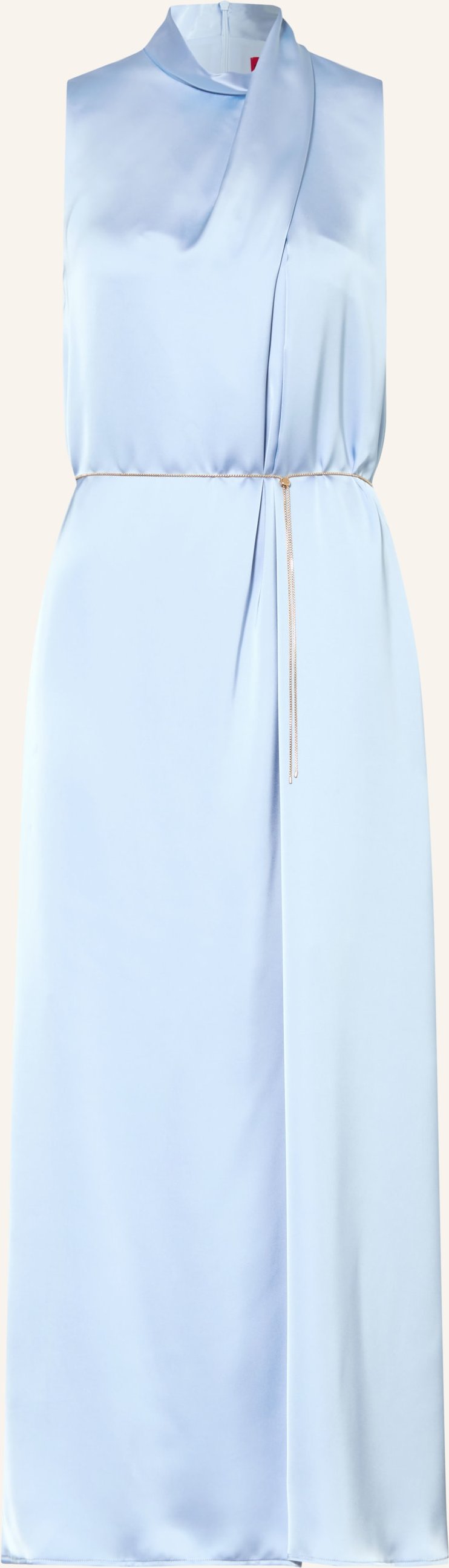 Hugo Satinkleid Kewina blau