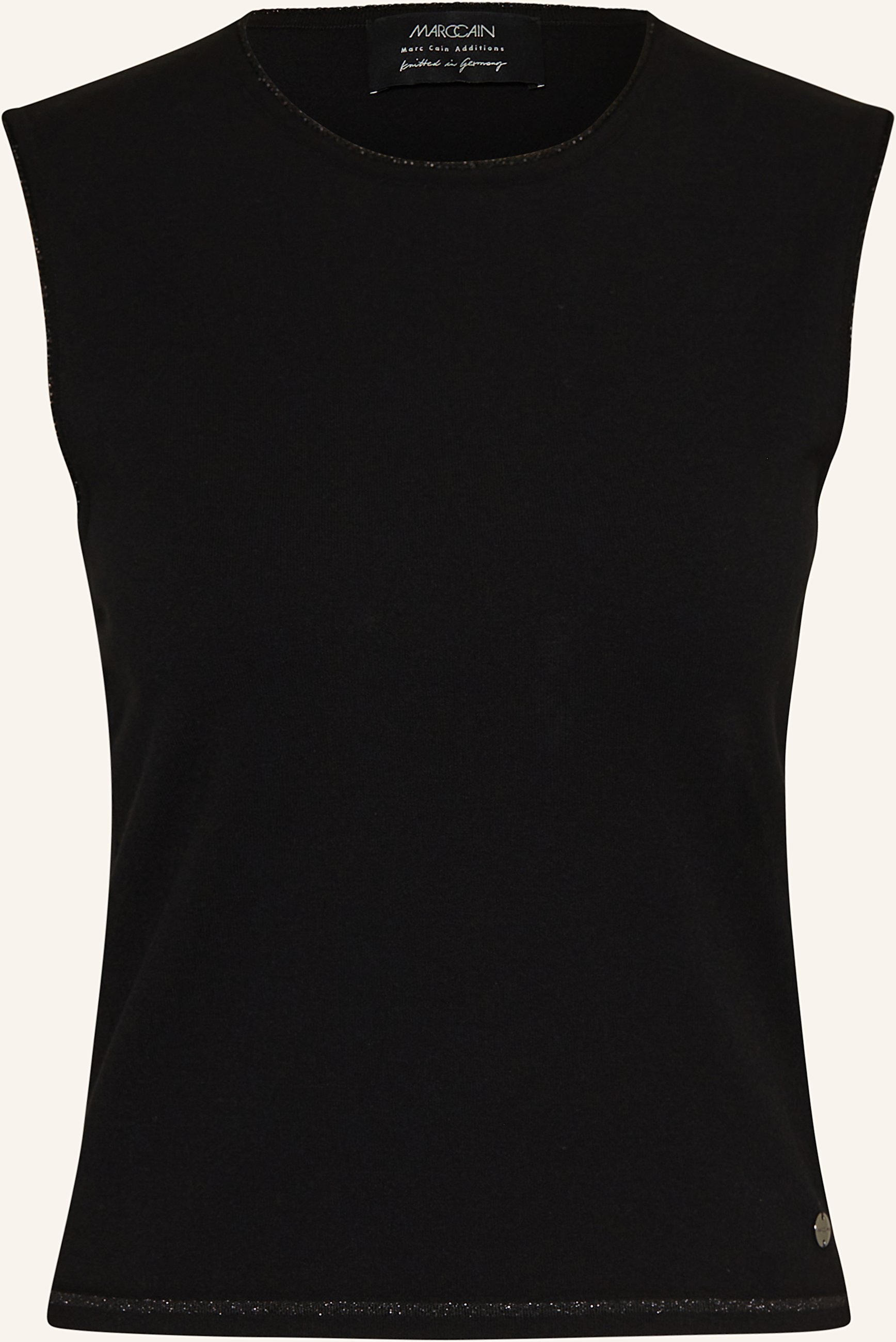 Marc Cain Top Mit Glitzergarn schwarz