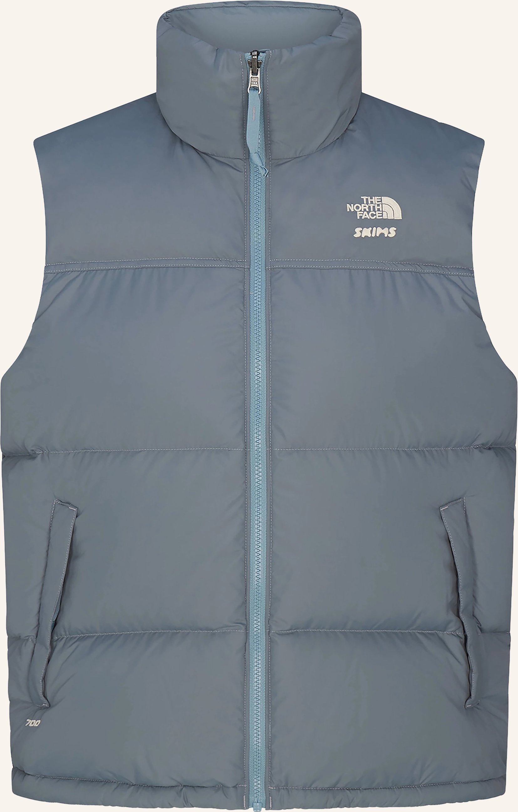 The North Face X Skims Daunenweste Tnf X Project K Nuptse blau