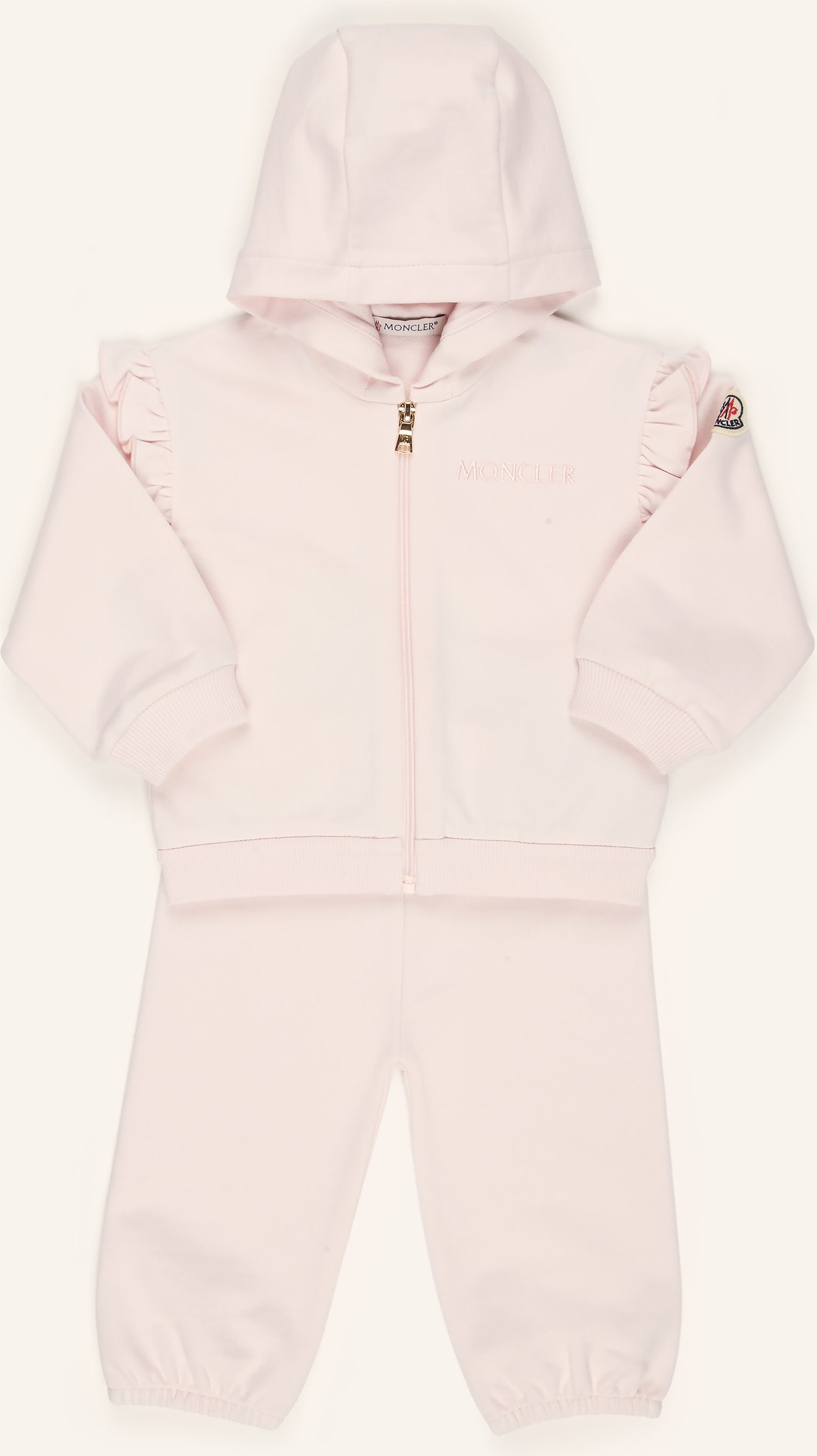 Moncler Enfant Set: Sweatjacke Und Sweatpants rosa