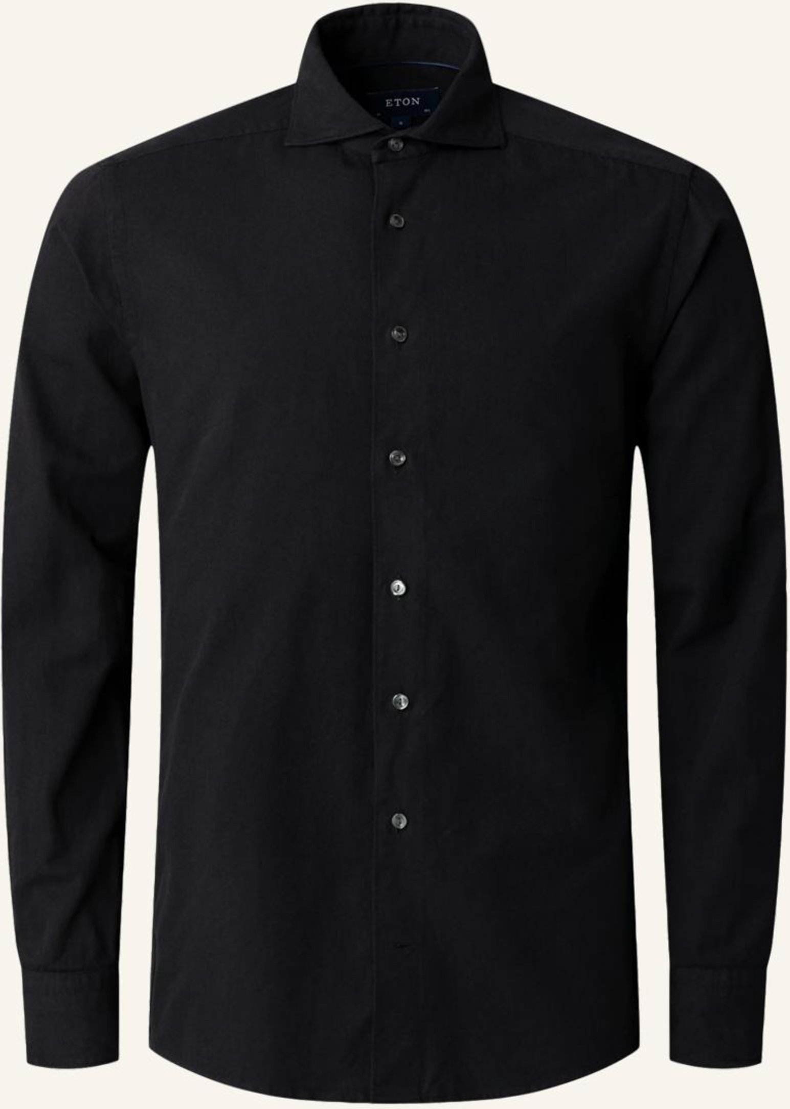 Eton Jeanshemd Slim Fit schwarz