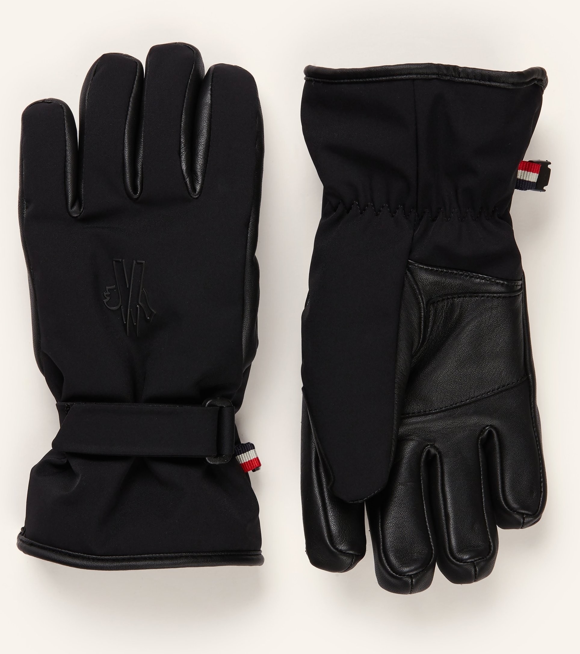 Moncler Enfant Skihandschuhe schwarz