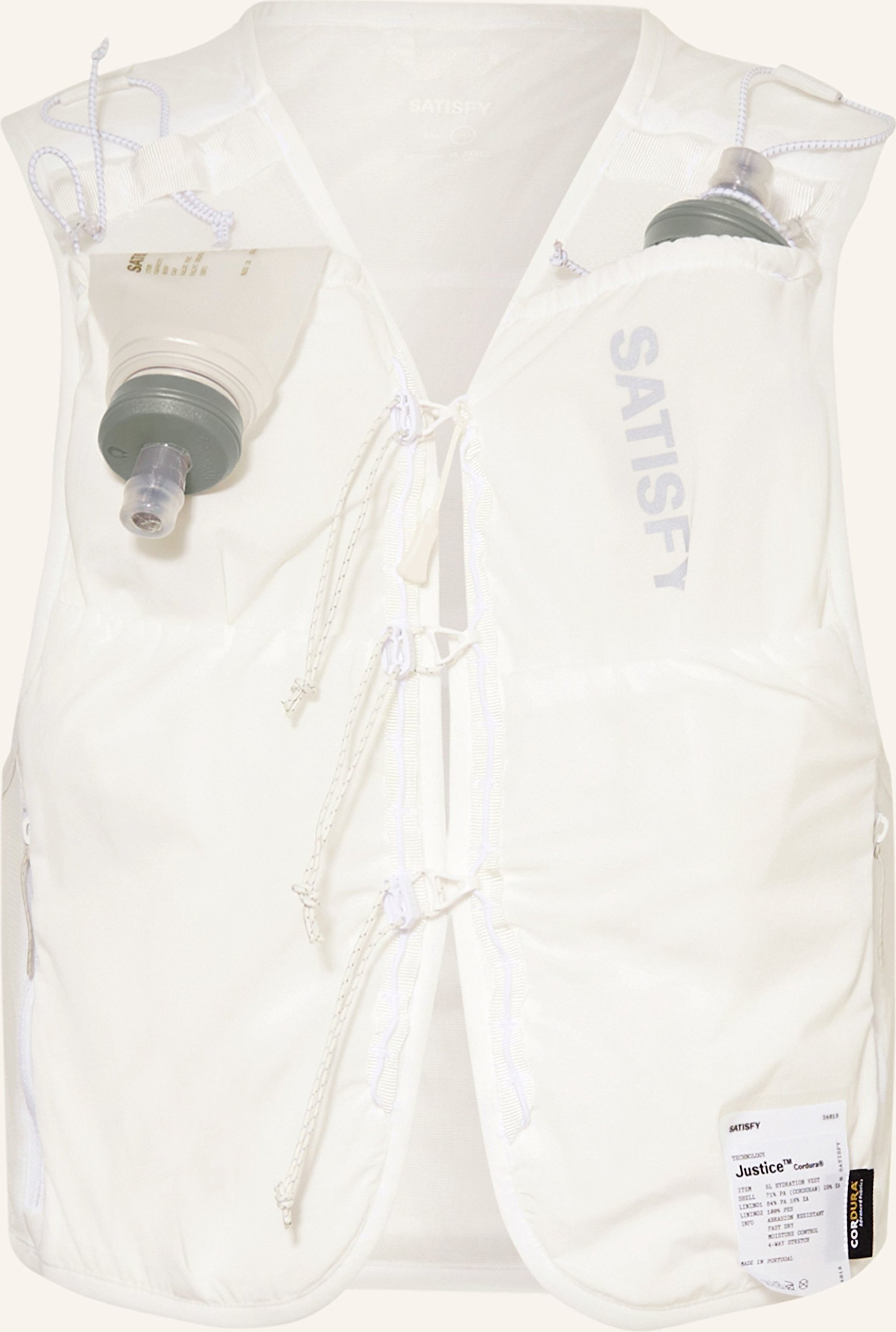 Satisfy Laufweste Justice™ Cordura® 5l Hydration weiss