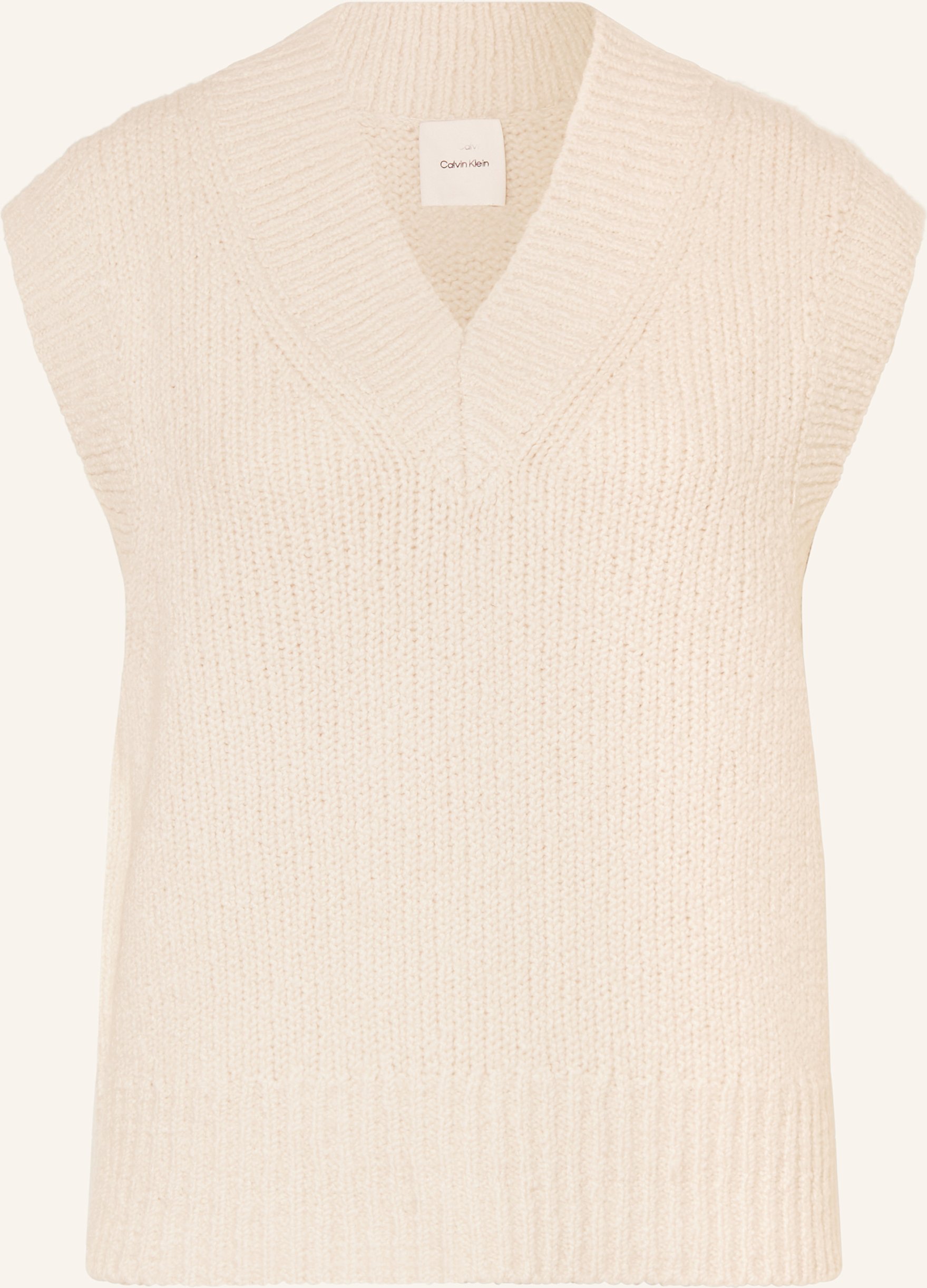 Calvin Klein Jeans Pullunder weiss