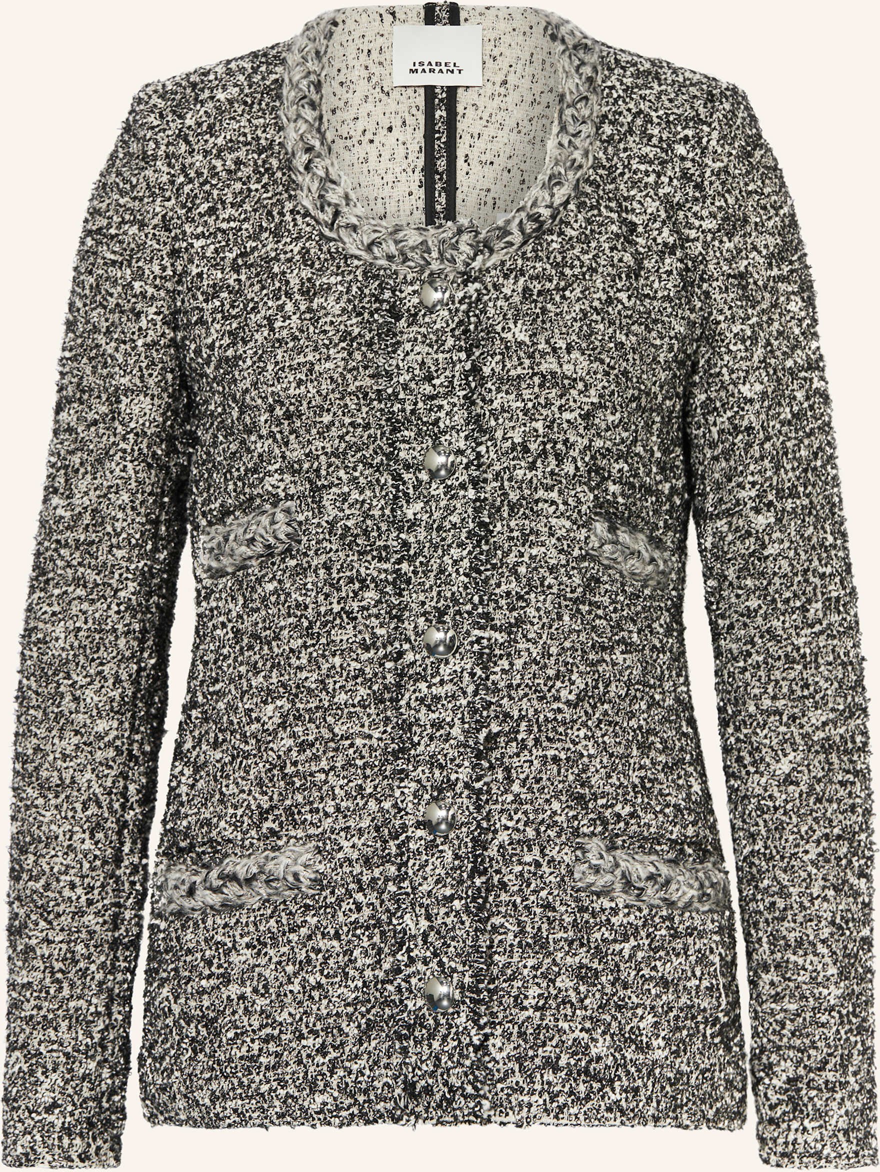 Isabel Marant Bouclé-Jacke Germina schwarz