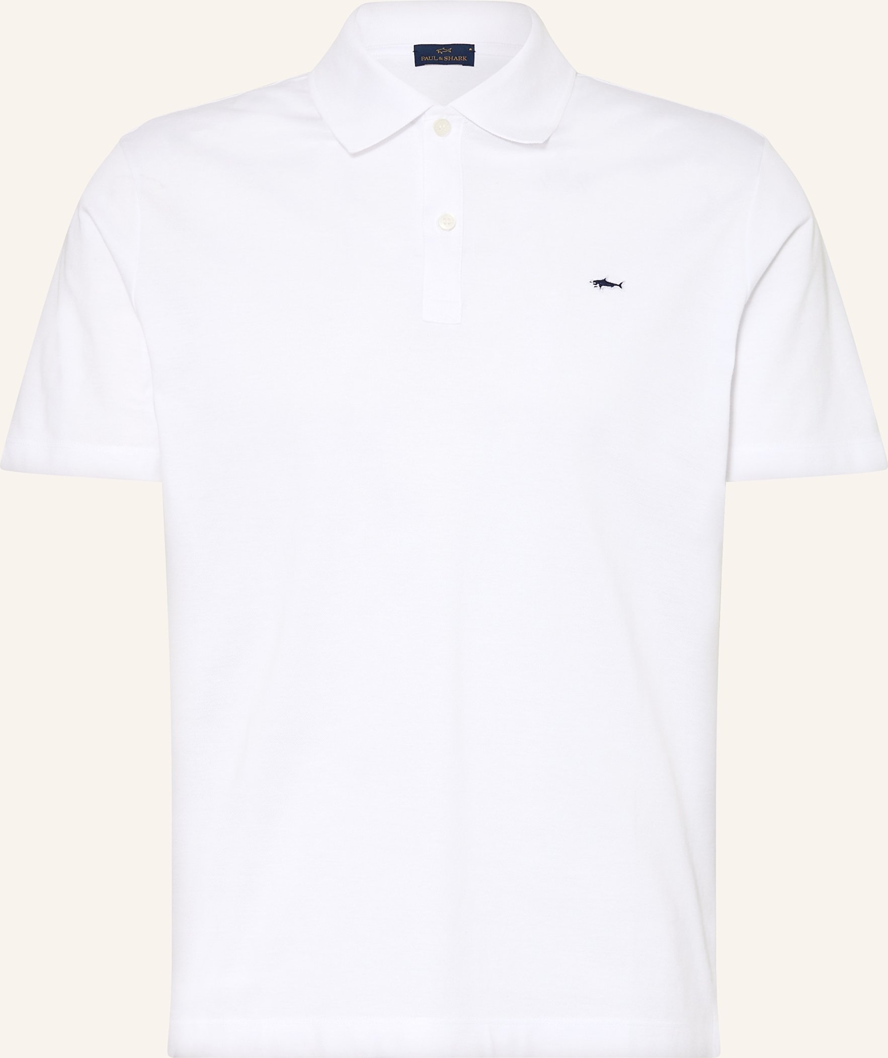 Paul & Shark Piqué-Poloshirt weiss