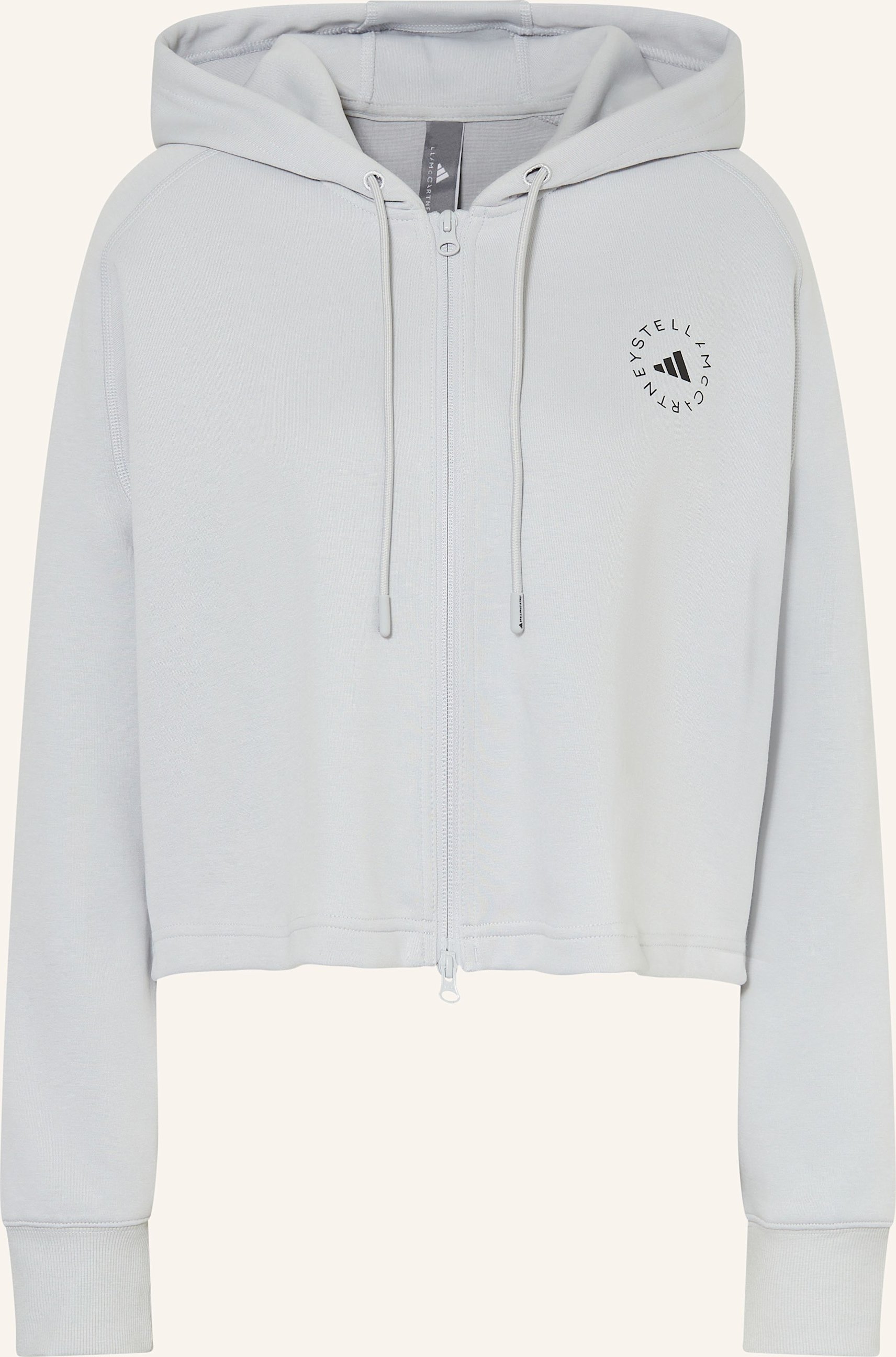 Adidas By Stella Mccartney Sweatjacke Adidasby Stella Mccartney Cropped grau