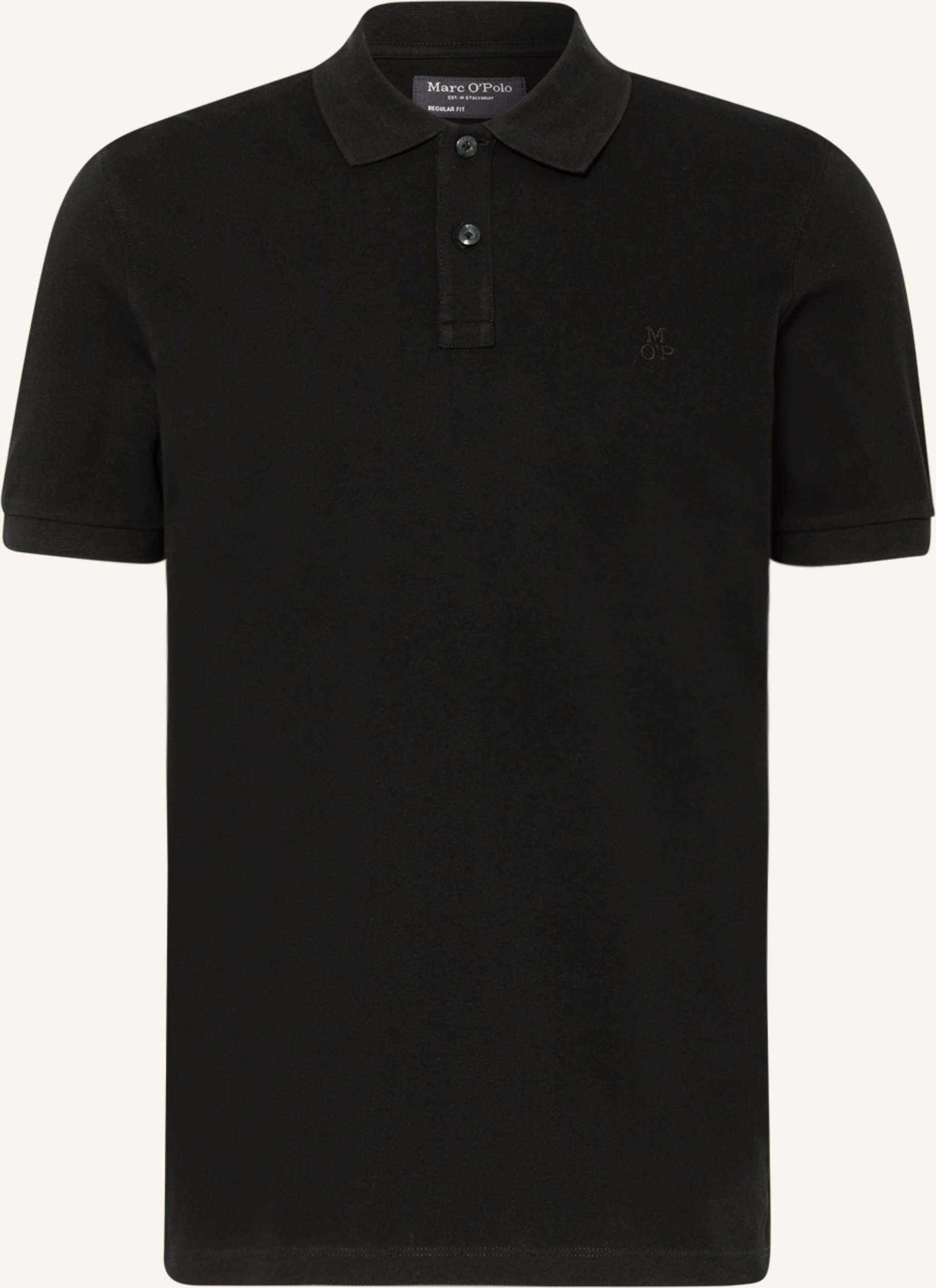 Marc O'polo Piqué-Poloshirt schwarz