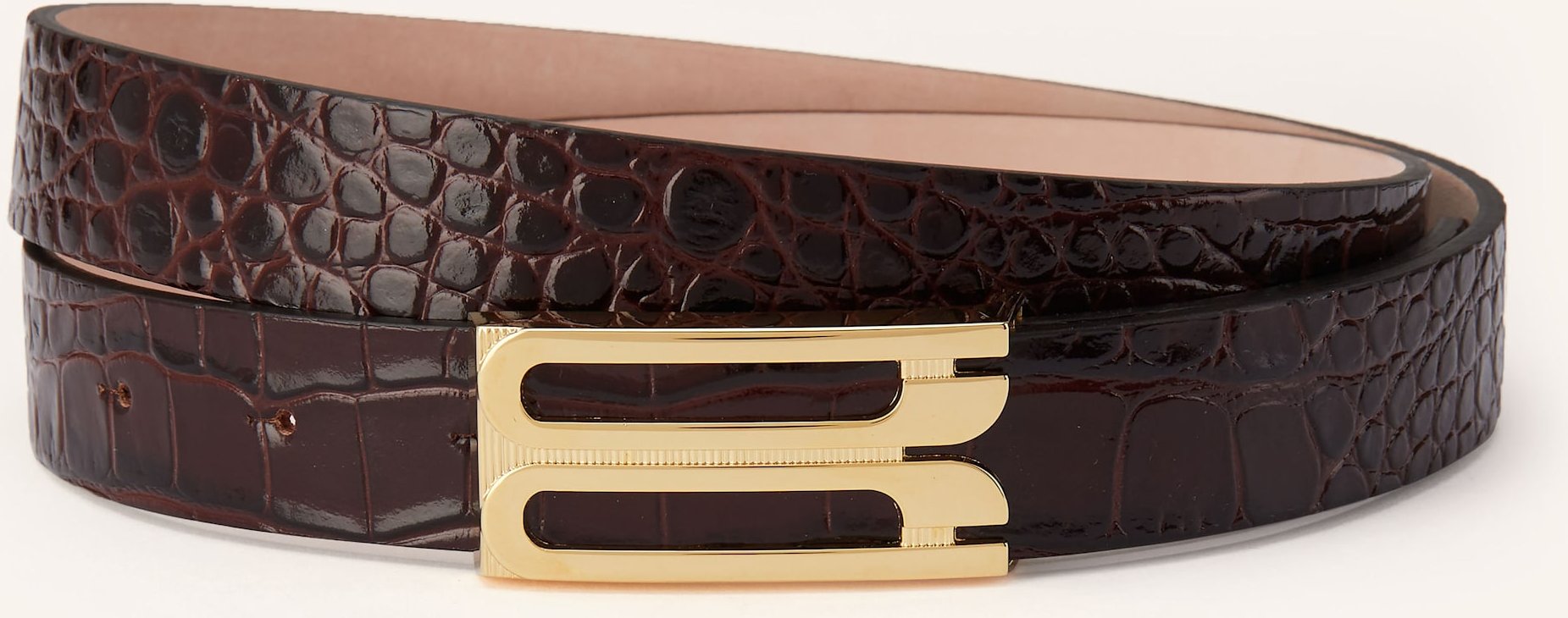 Victoria Beckham Ledergürtel braun