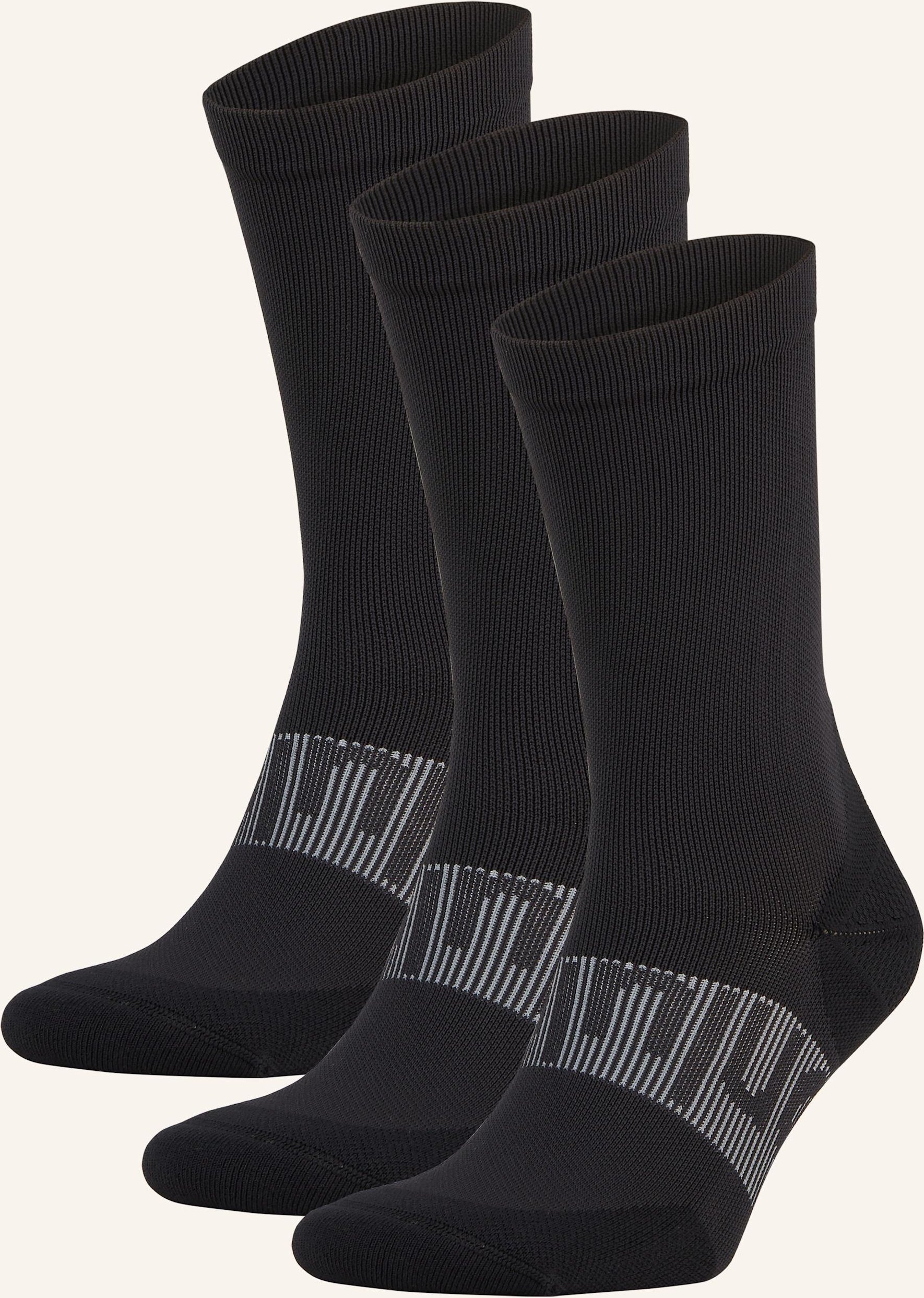 Lululemon 3er-Pack Sportsocken Power Stride schwarz