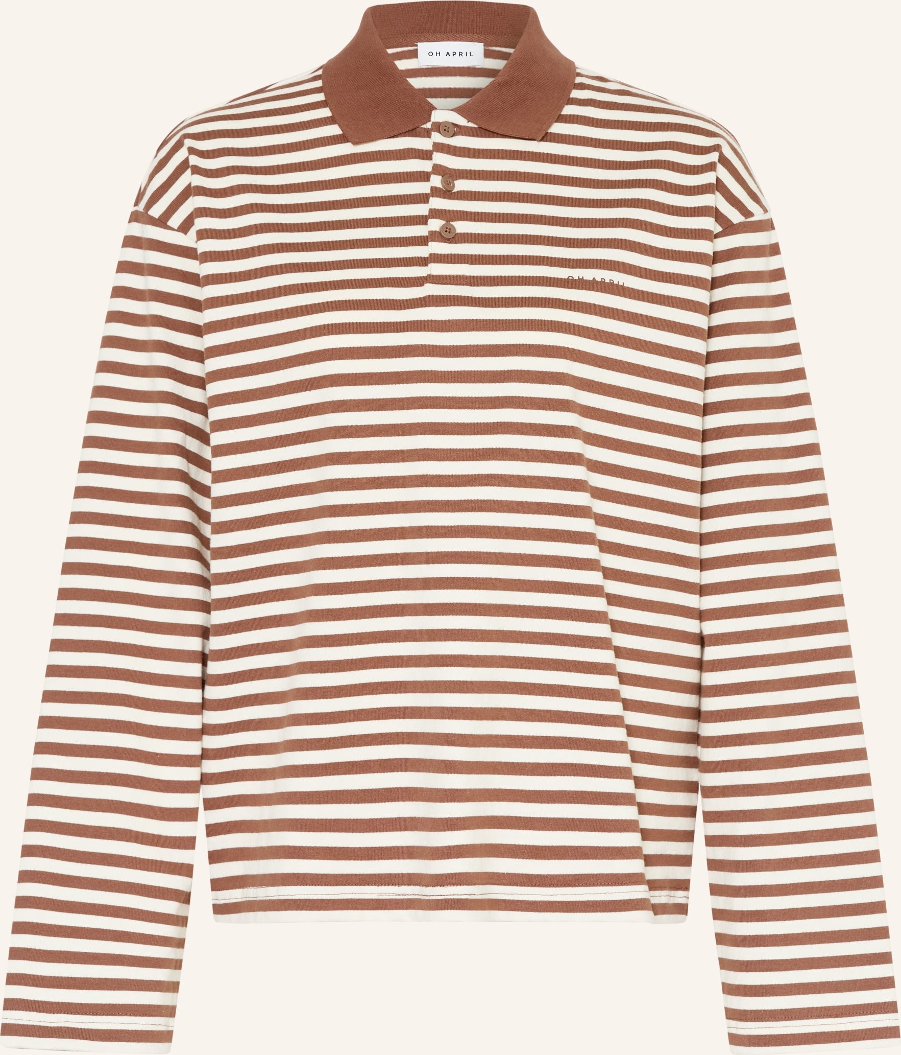 Oh April Jersey-Poloshirt Jolina beige