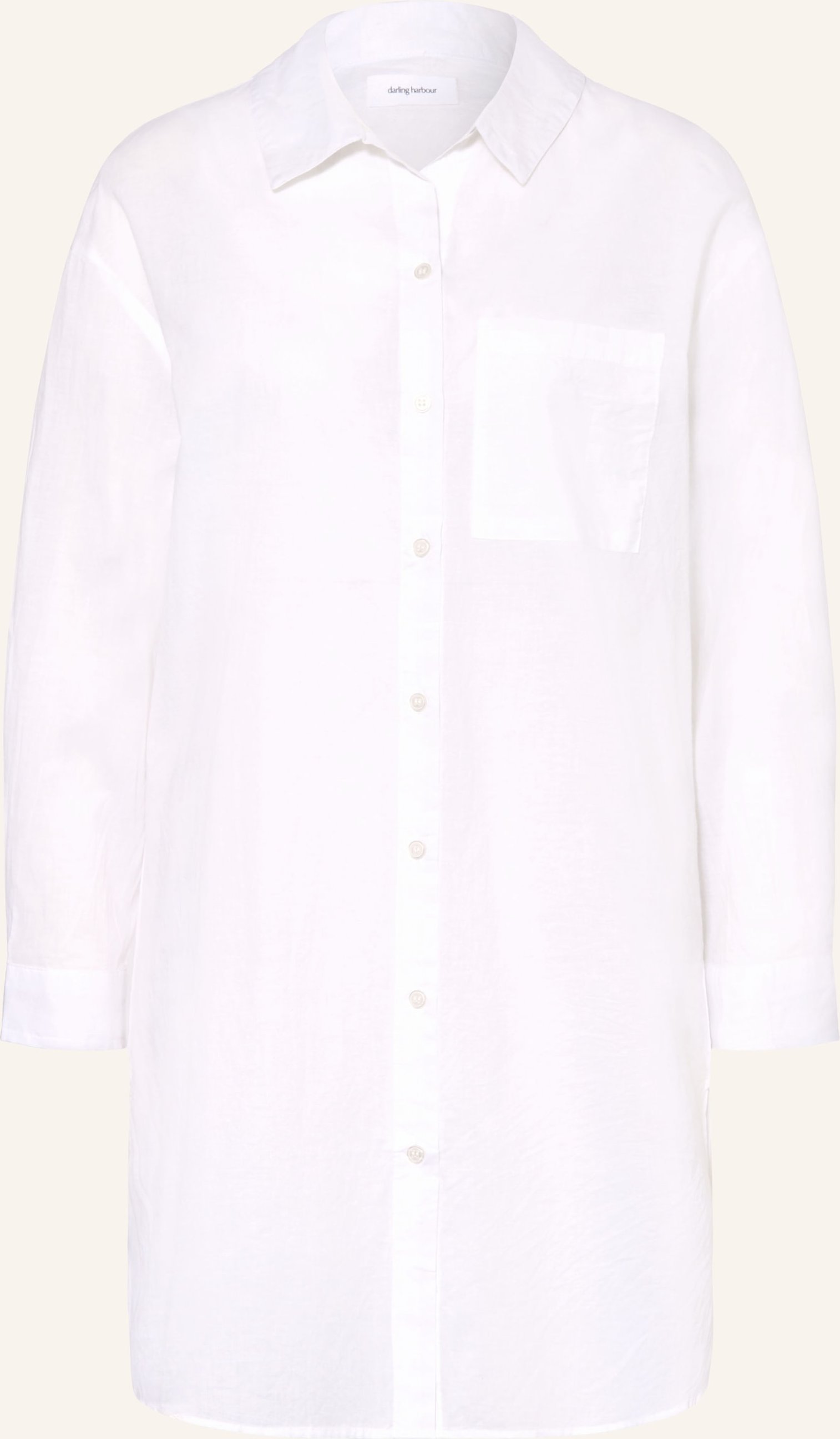Darling Harbour Hemdblusenkleid weiss