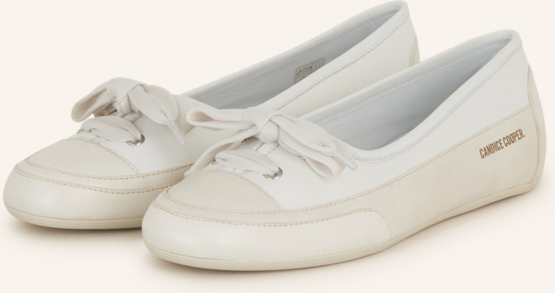 Candice Cooper Ballerinas Candy Bow weiss