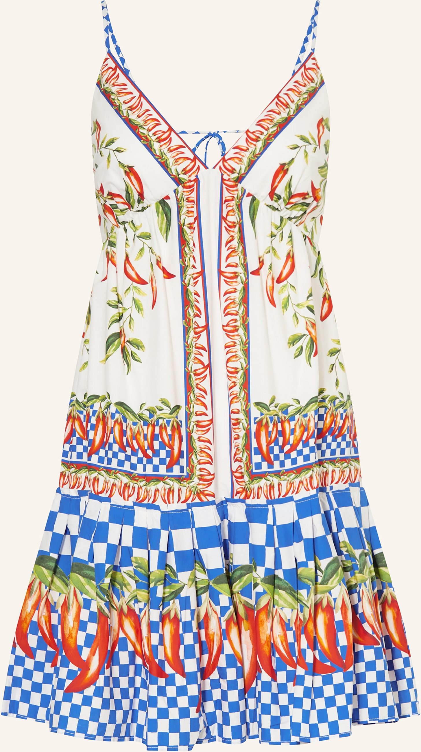 Farm Rio Kleid Picnic Peppers weiss