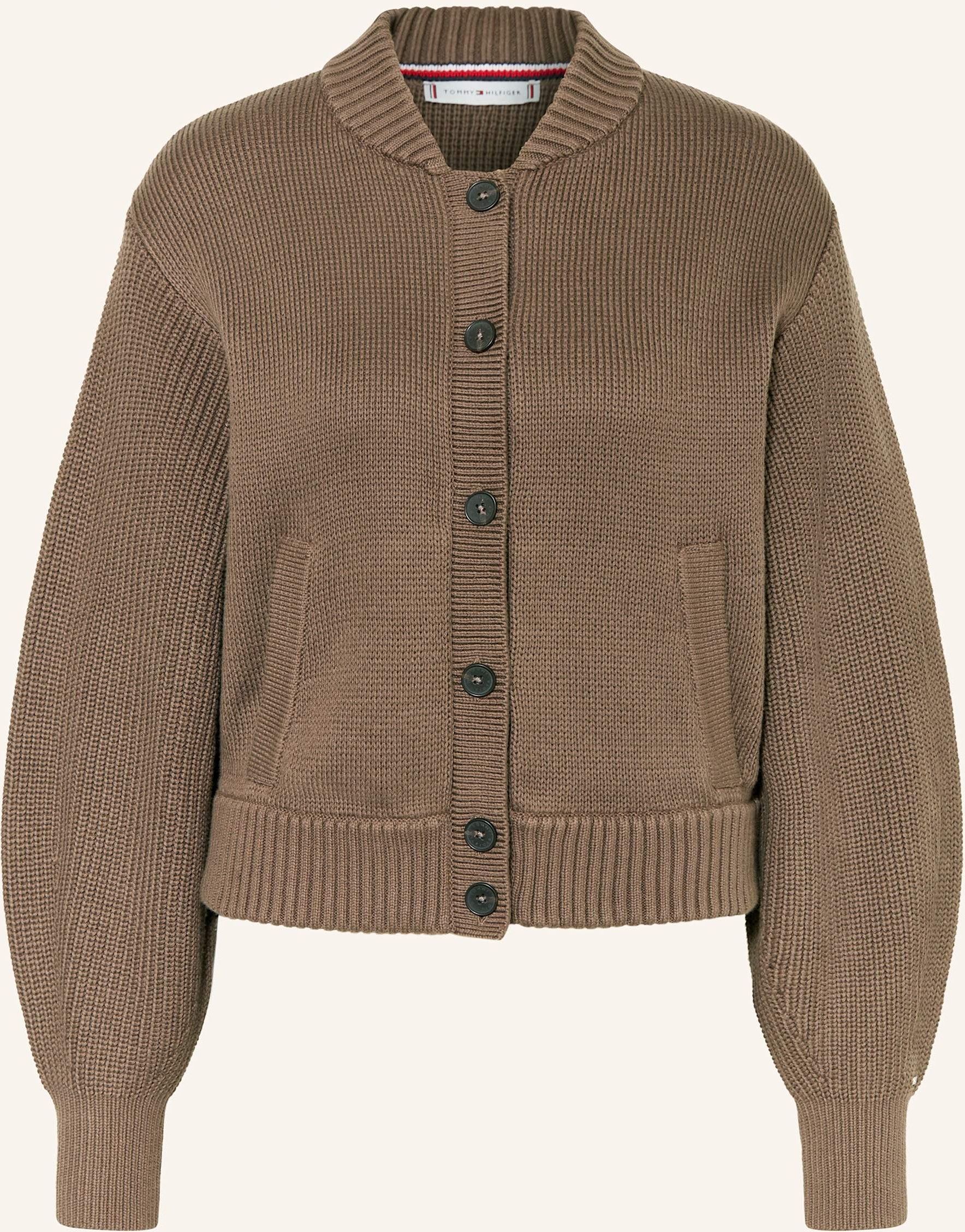 Tommy Hilfiger Strickjacke braun