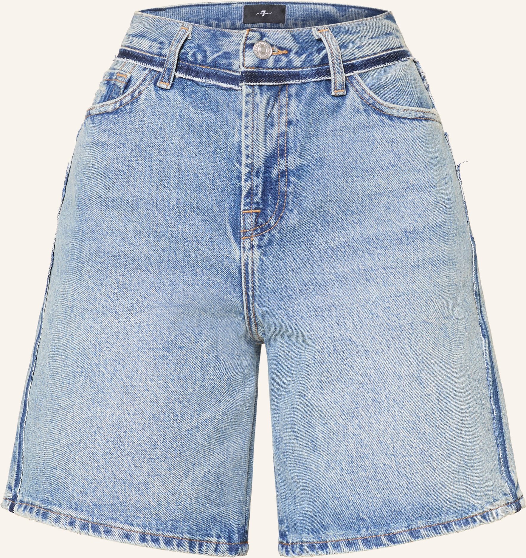 7 For All Mankind Jeansshorts Lola blau