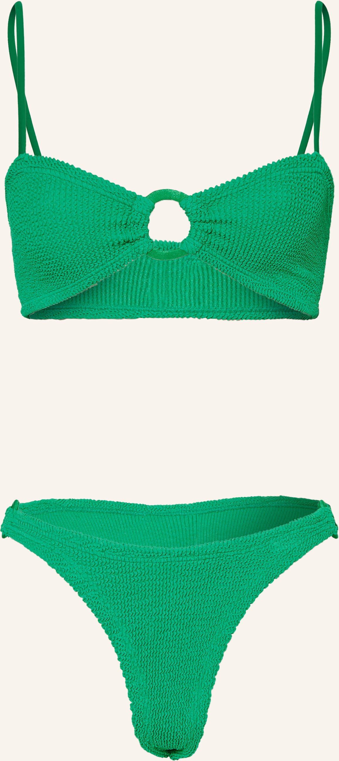 Hunza G Bustier-Bikini Misty gruen