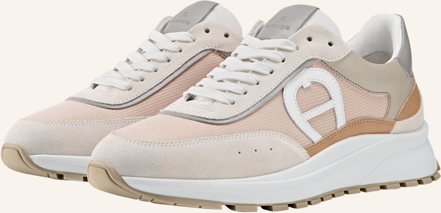 Aigner Runner Sneaker James 1a beige